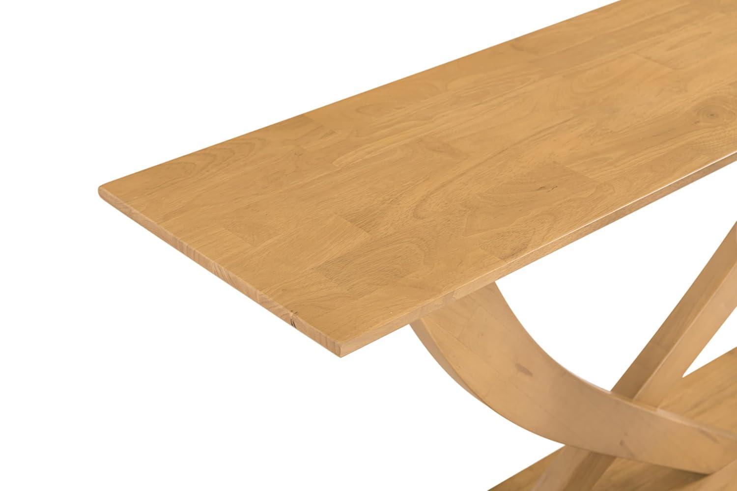 Rasmus Console Table Honeycomb - Boraam: Acacia Wood, Transitional Style, for Living Room & Hallway