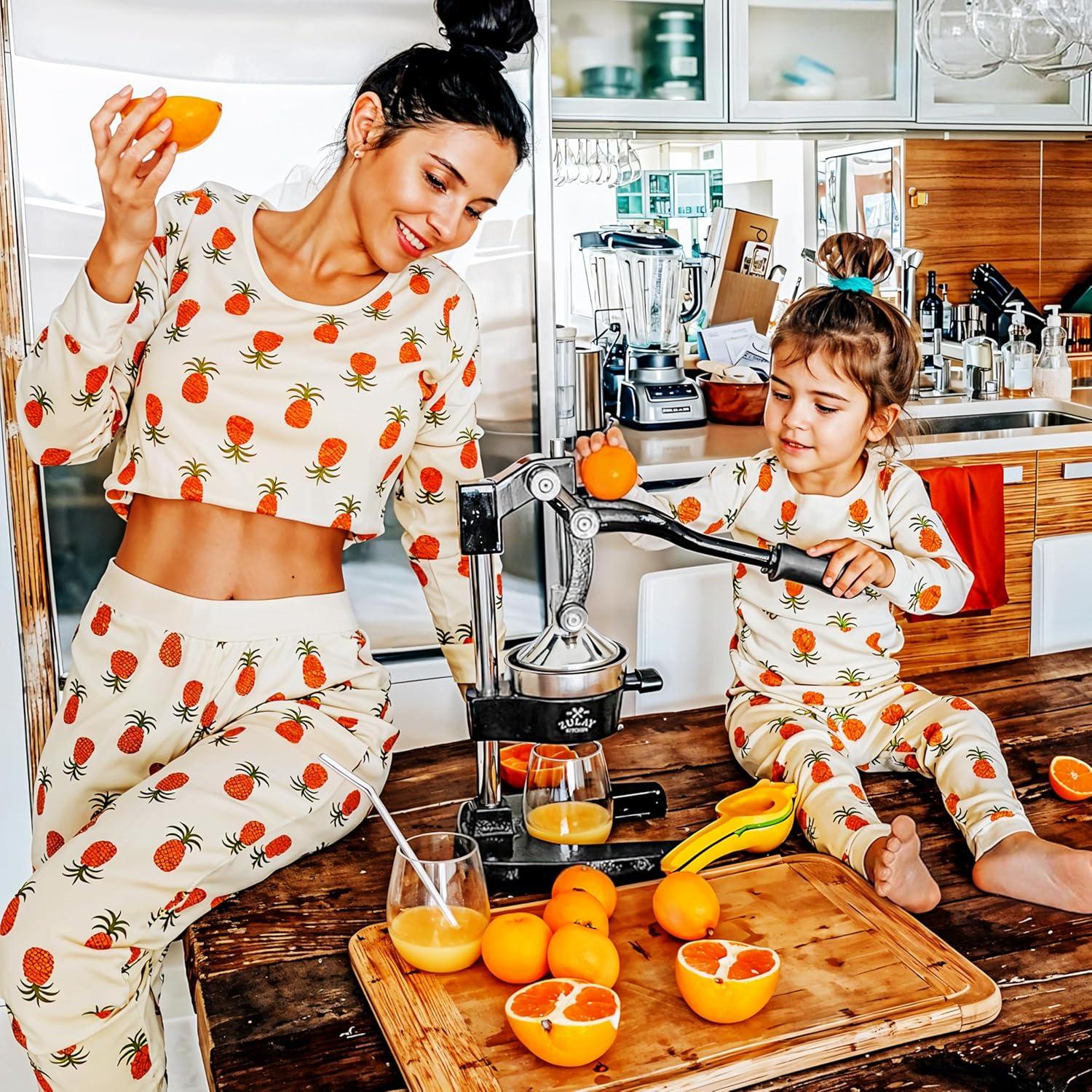Zulay Kitchen Zulay Kitchen Citrus Complete Set Manual Citrus Press Orange Squeezer & 2-in-1 Metal Lemon Squeezer