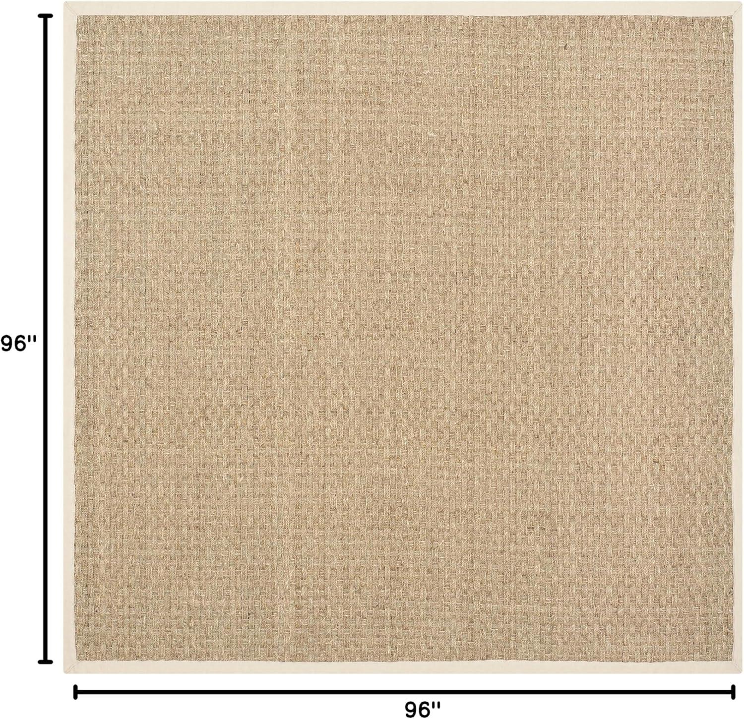 Natural Fiber NF114 Power Loomed Indoor Area Rug - Natural/Beige - 8'x8' - Safavieh.