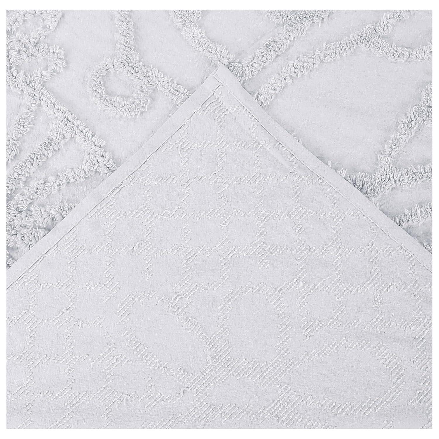 Better Trends Trevor Bedspreads 100% Cotton Chenille - Traditional Medallion Bedding Set, Luxurious All Season Comfort, Machine Washable Trevor Collection Bedspread Set