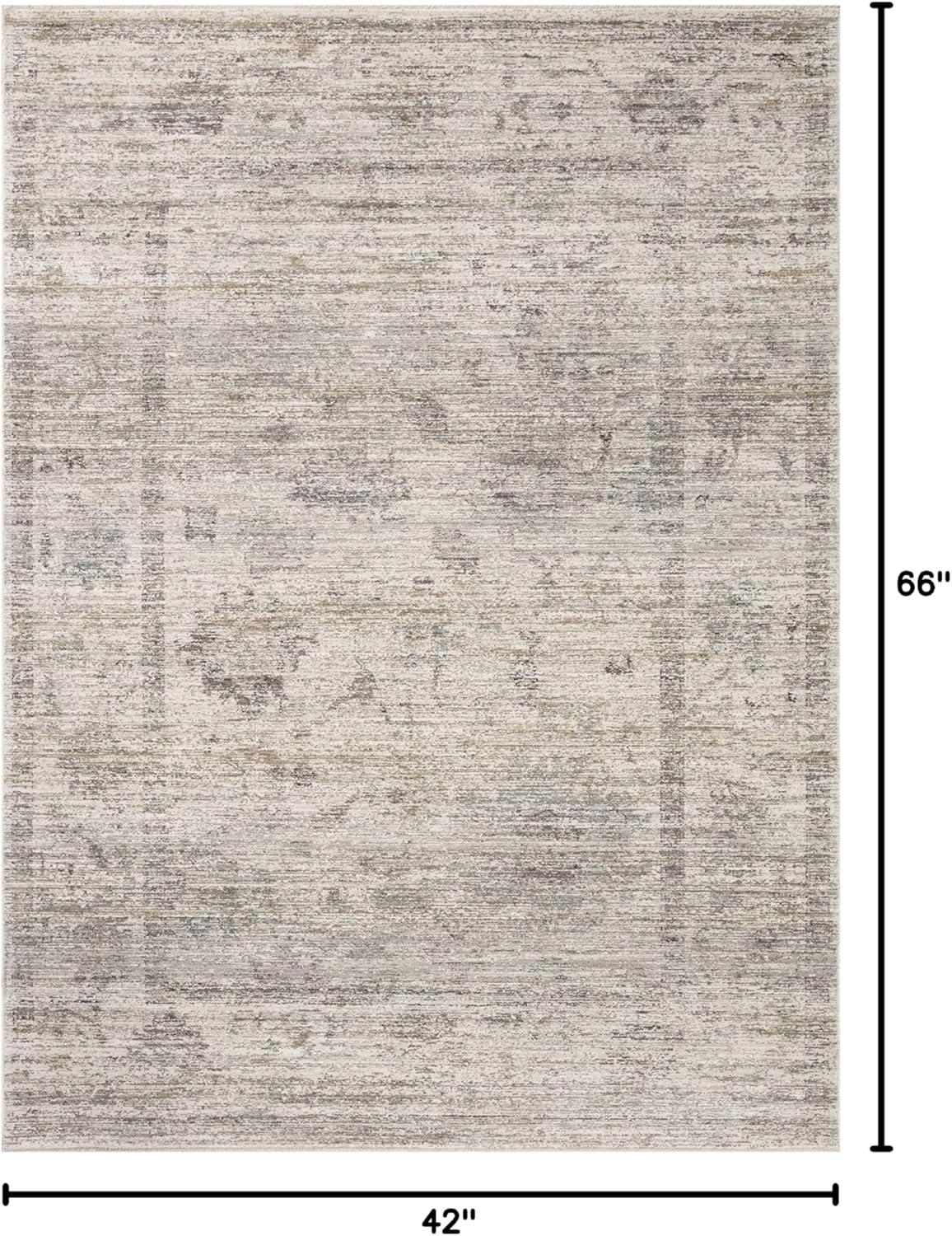 Magnolia Home By Joanna Gaines X Loloi Millie Silver / Dove Area Rug