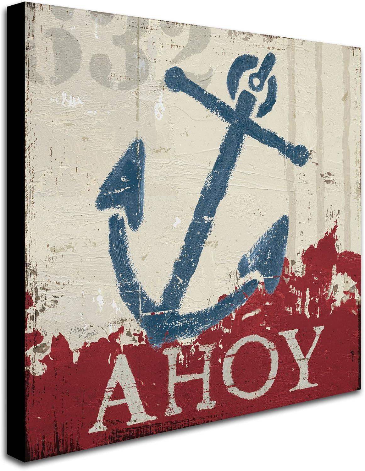 Trademark Fine Art Nautical " Nautical IV " by Wellington Studio