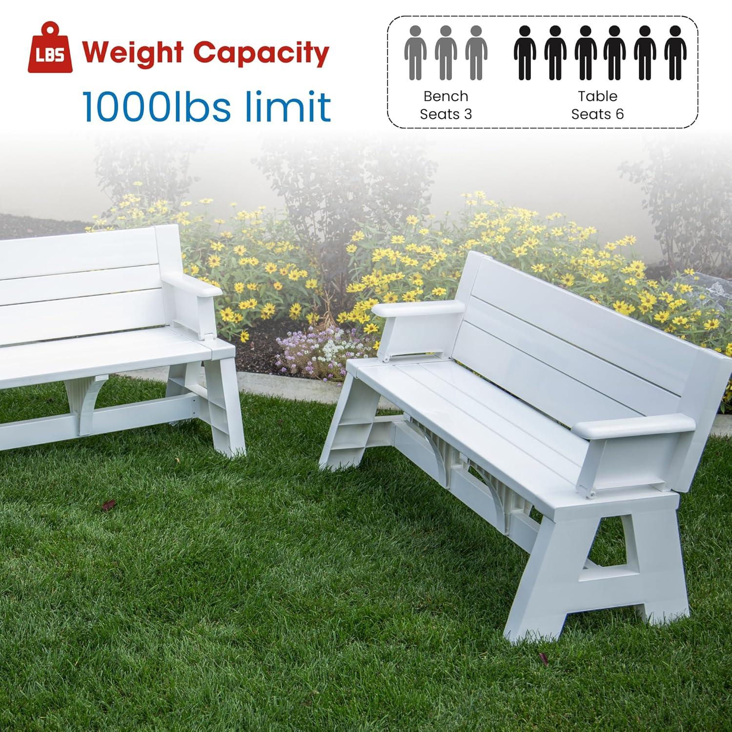 Convert A Bench  Gen I White