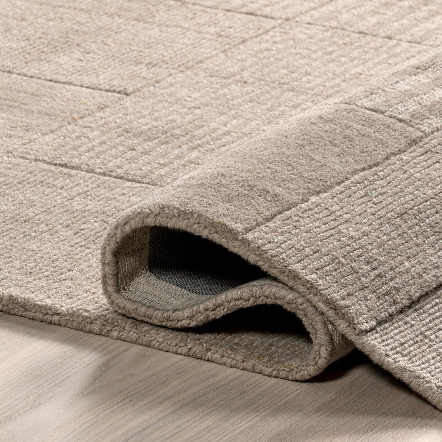 Nuloom Arrel Speckled Wool-Blend Area Rug, 4' x 6', Brick