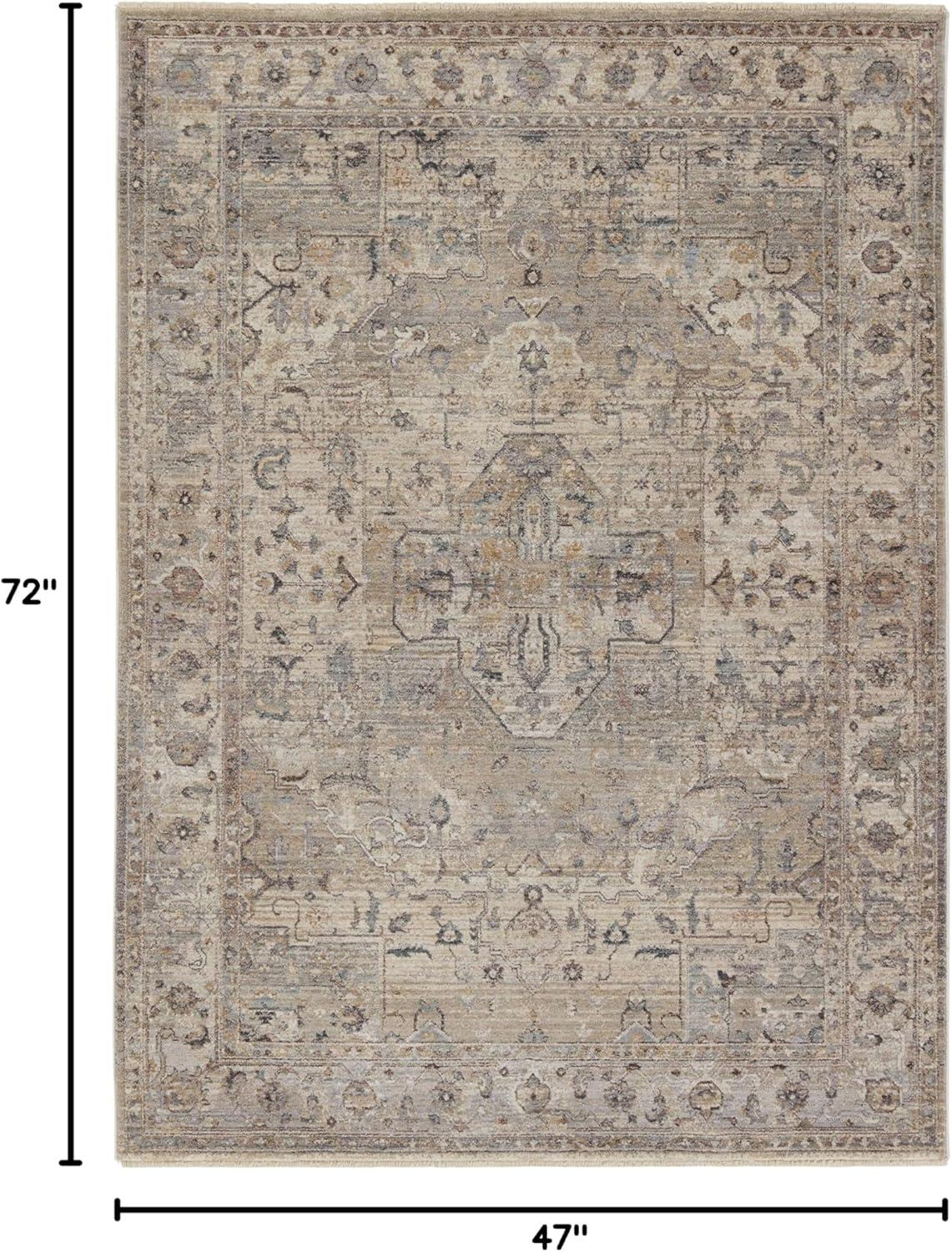 Jaipur Living Soft 4x6 Area Rug, Boho, Tan/Cream