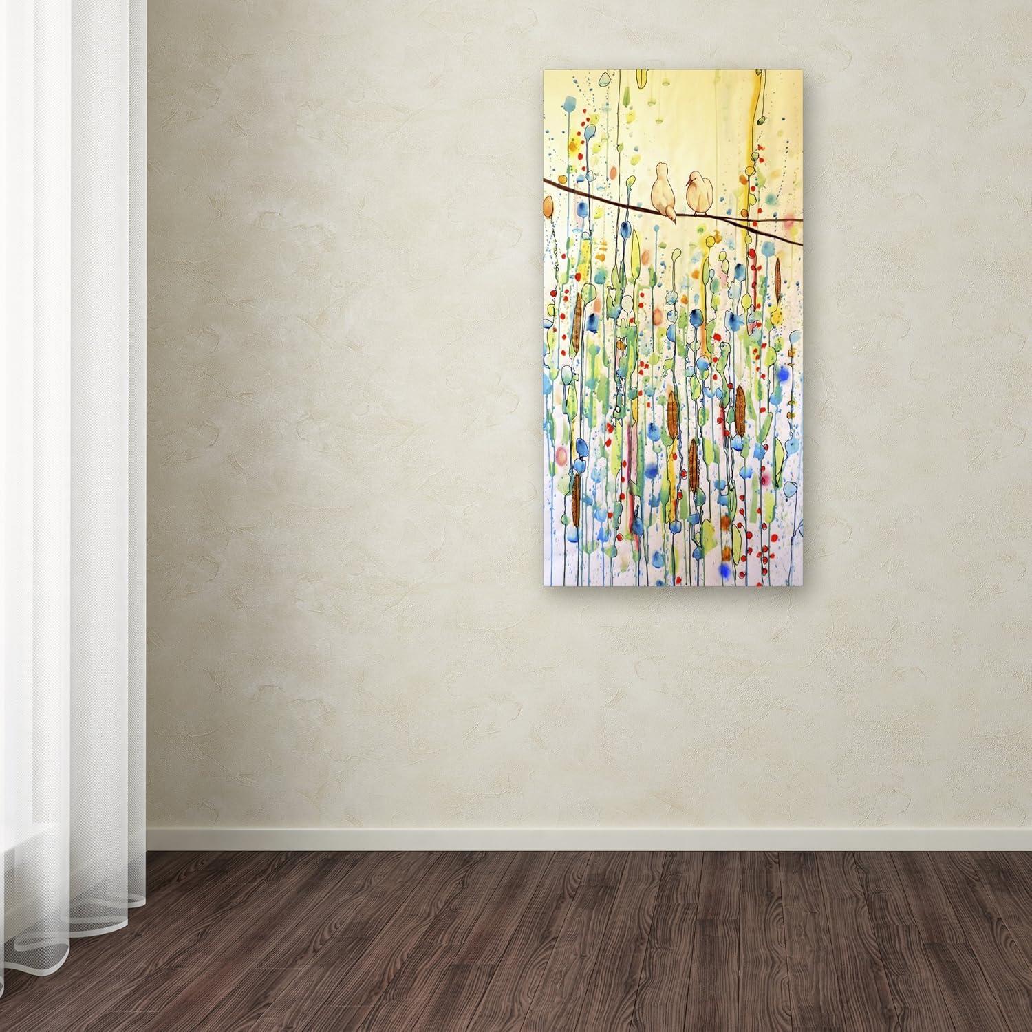 Trademark Fine Art -Sylvie Demers 'Toi Et Moi' Canvas Art - 16''x32''