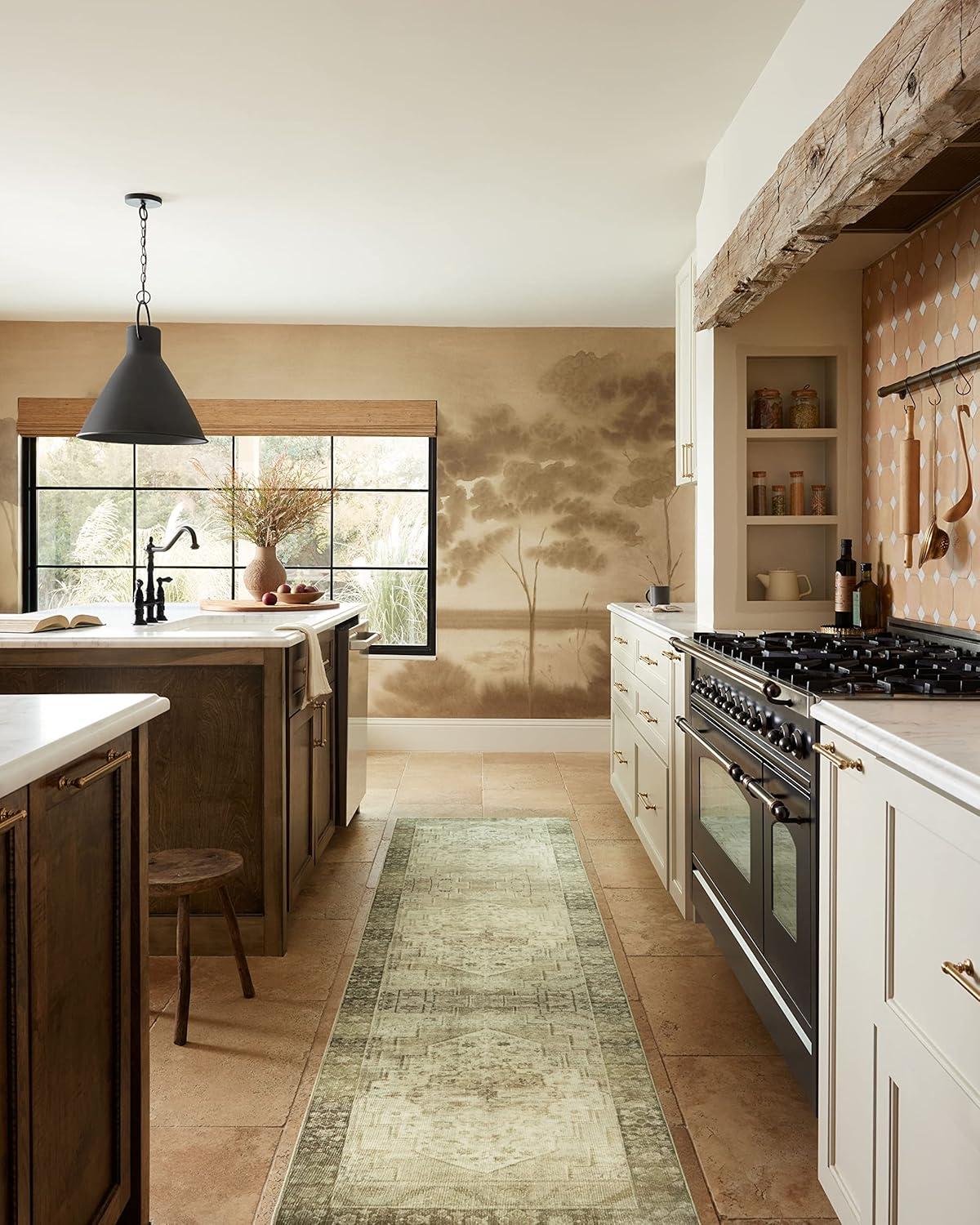 Banks IV Rug by Magnolia Home by Joanna Gaines x Loloi - Natural and Granite / 2'3" x 3'9"