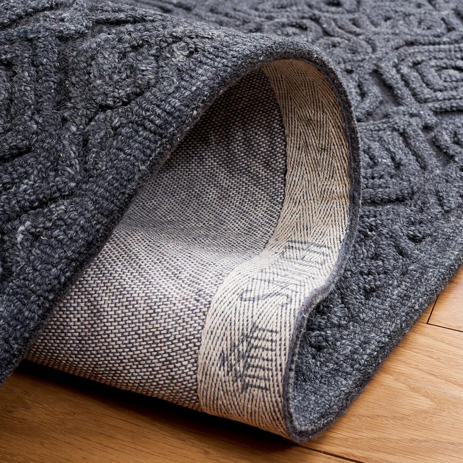 Textural TXT101 Hand Tufted Area Rug - Charcoal - 5'x8' - Safavieh.