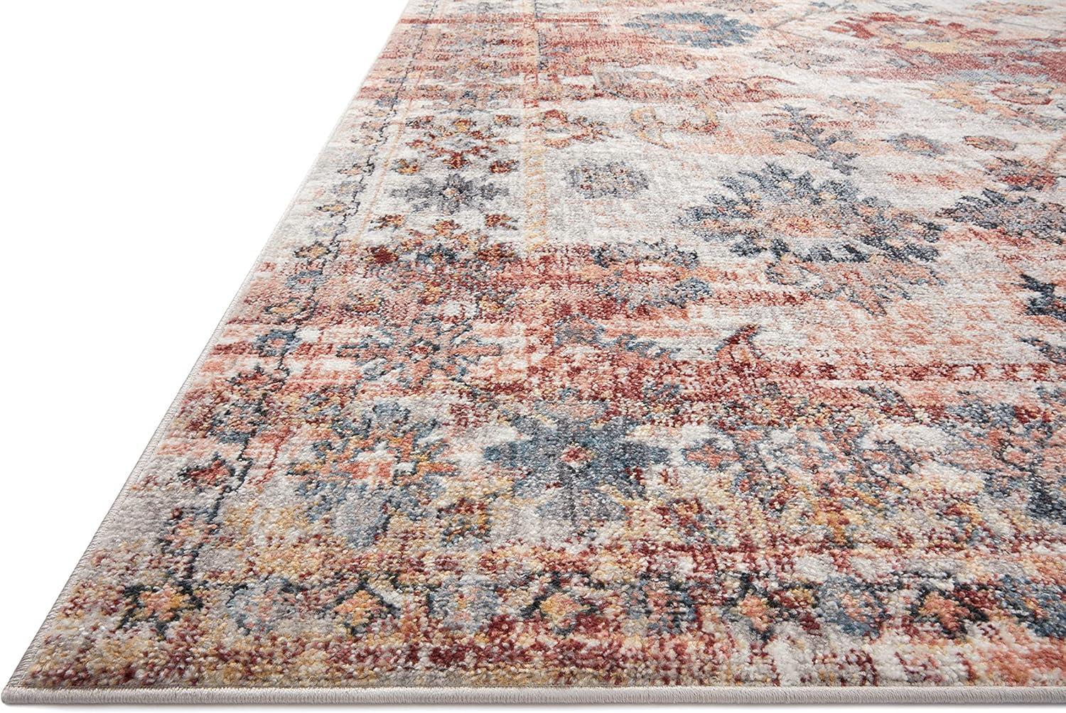 Ivory Elegance Rust & Multi Vintage-Inspired Area Rug 7'-10" x 10'