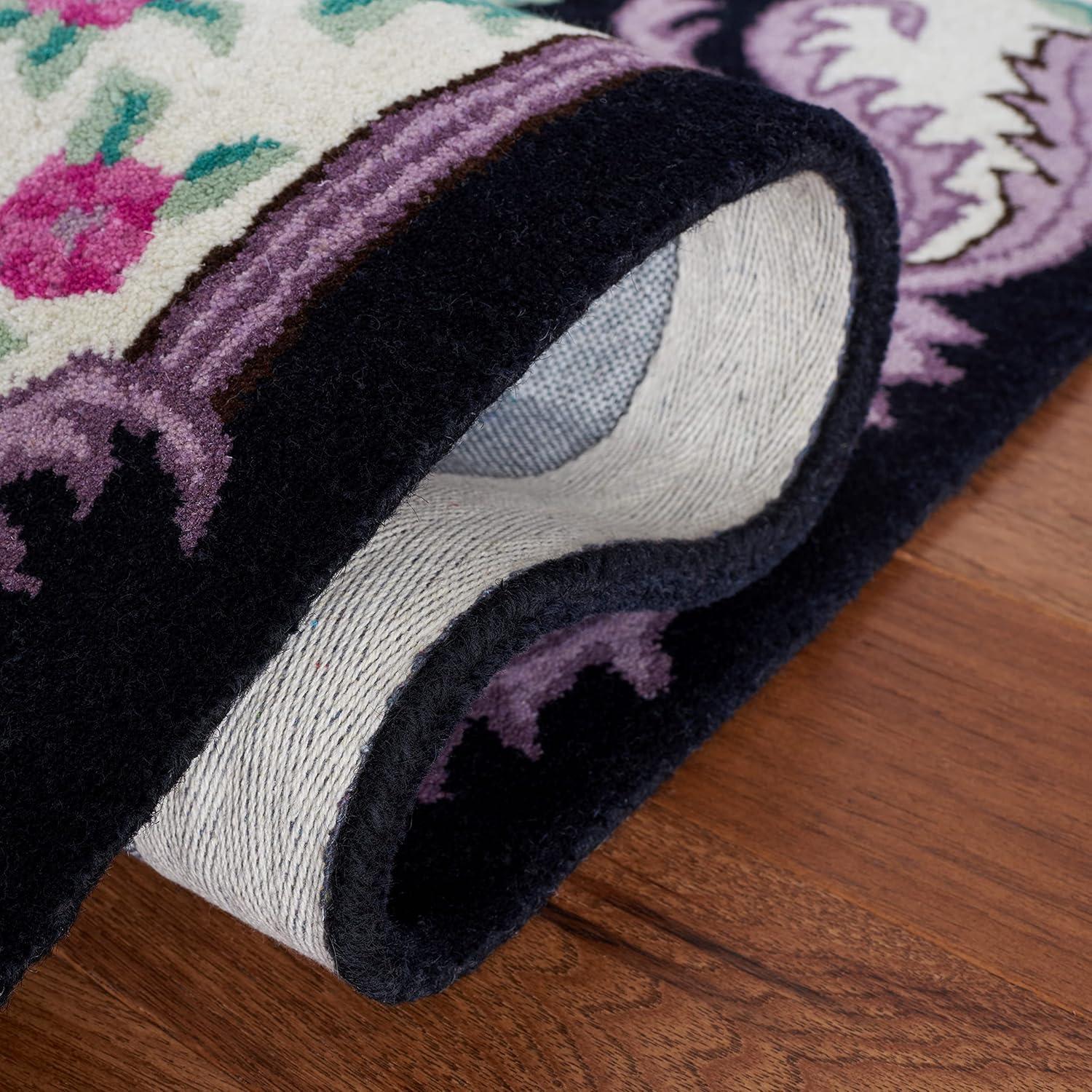 Bellagio BLG535 Hand Tufted Area Rug - Blue/Pink - 8'x10' - Safavieh.