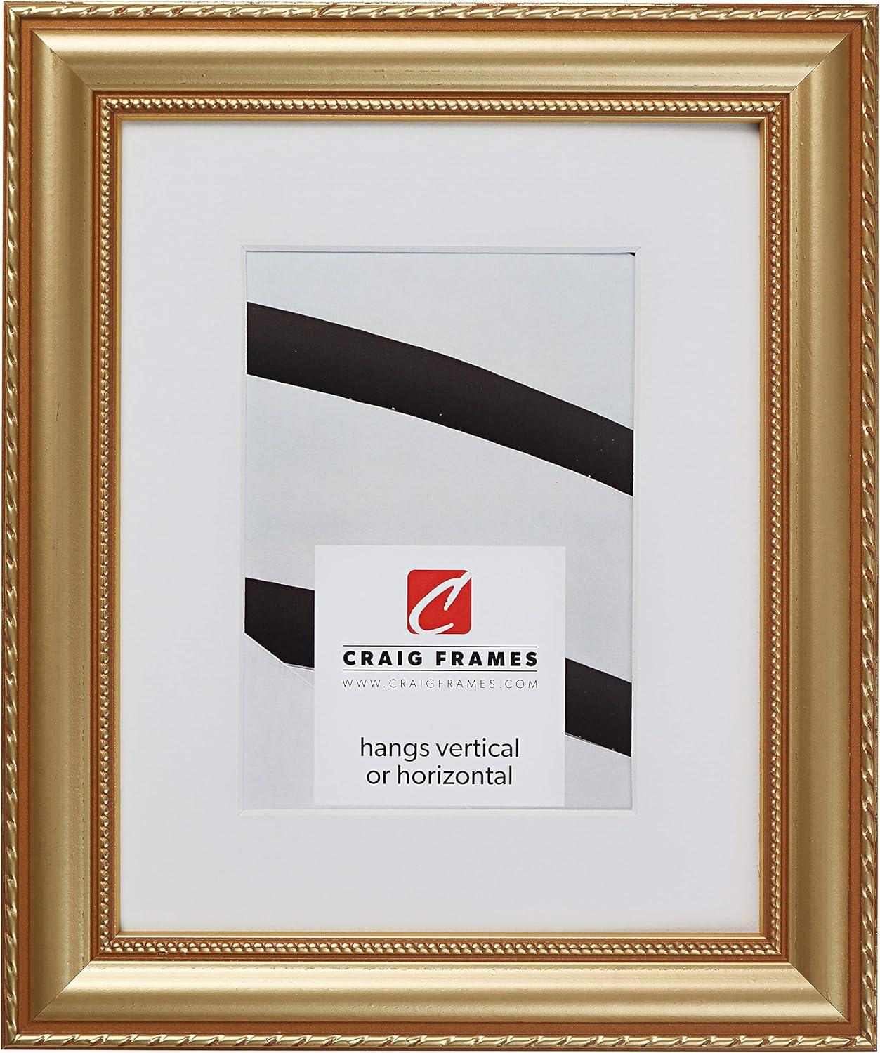 Craig Frames Victoria 8.5x11 inch Ornate Gold Picture Frame