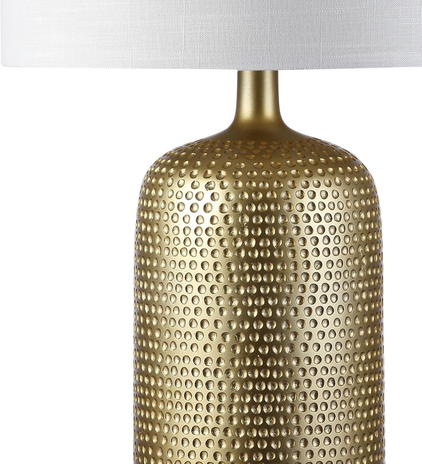 JONATHAN Y JYL1017A Sophia 30" Resin LED Table Lamp, Gold