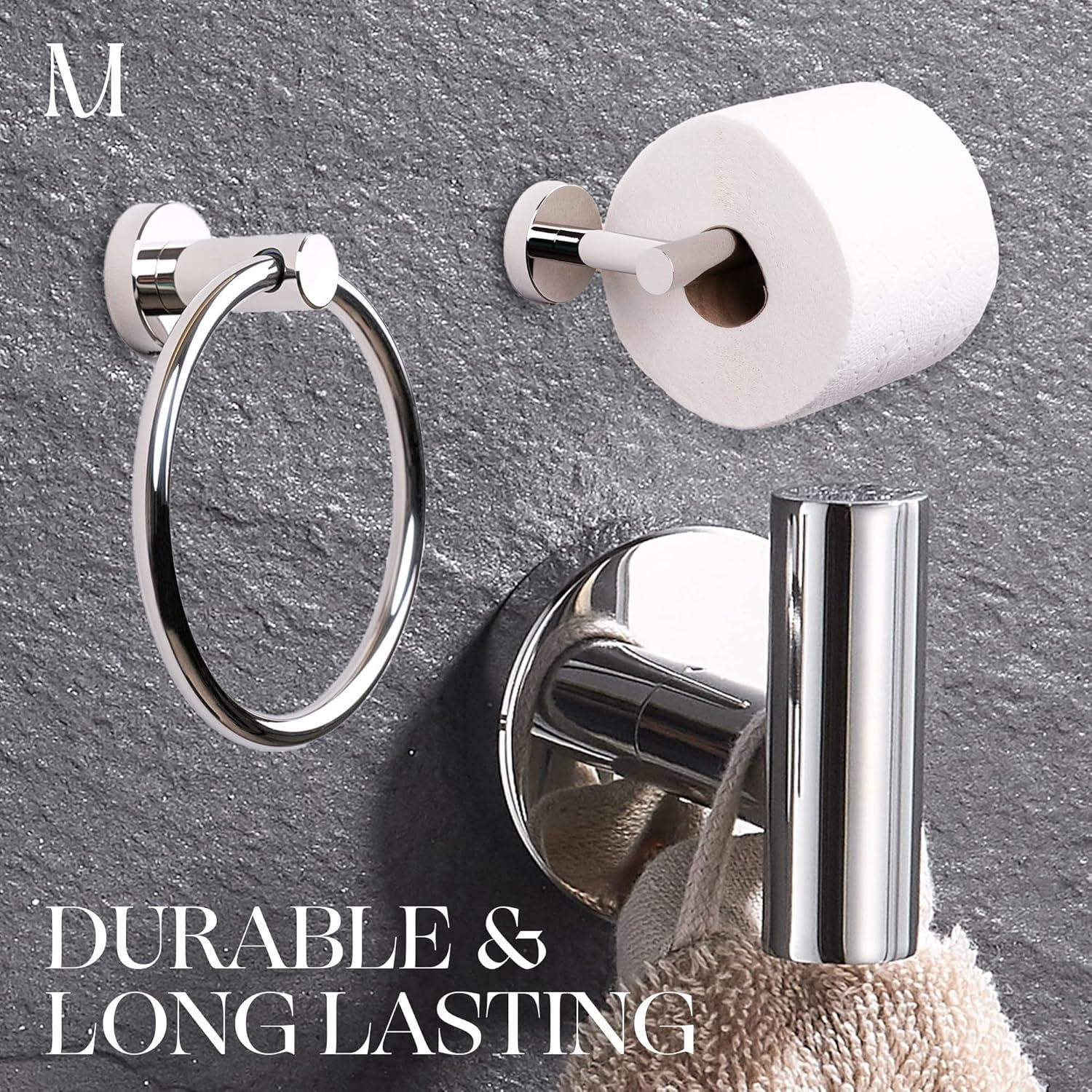 Marmolux Accessories 4 - Piece Bathroom Hardware Set S911-4BK