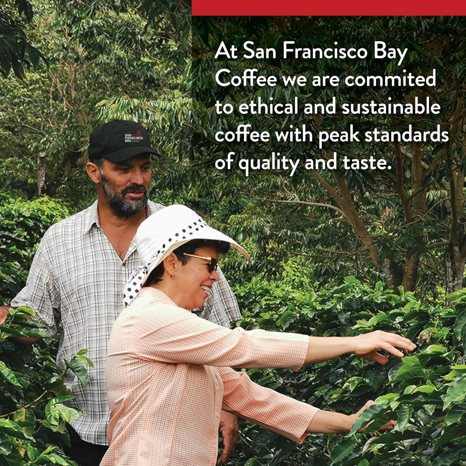 San Francisco Bay Coffee, French Roast, 28 oz Ground Coffee