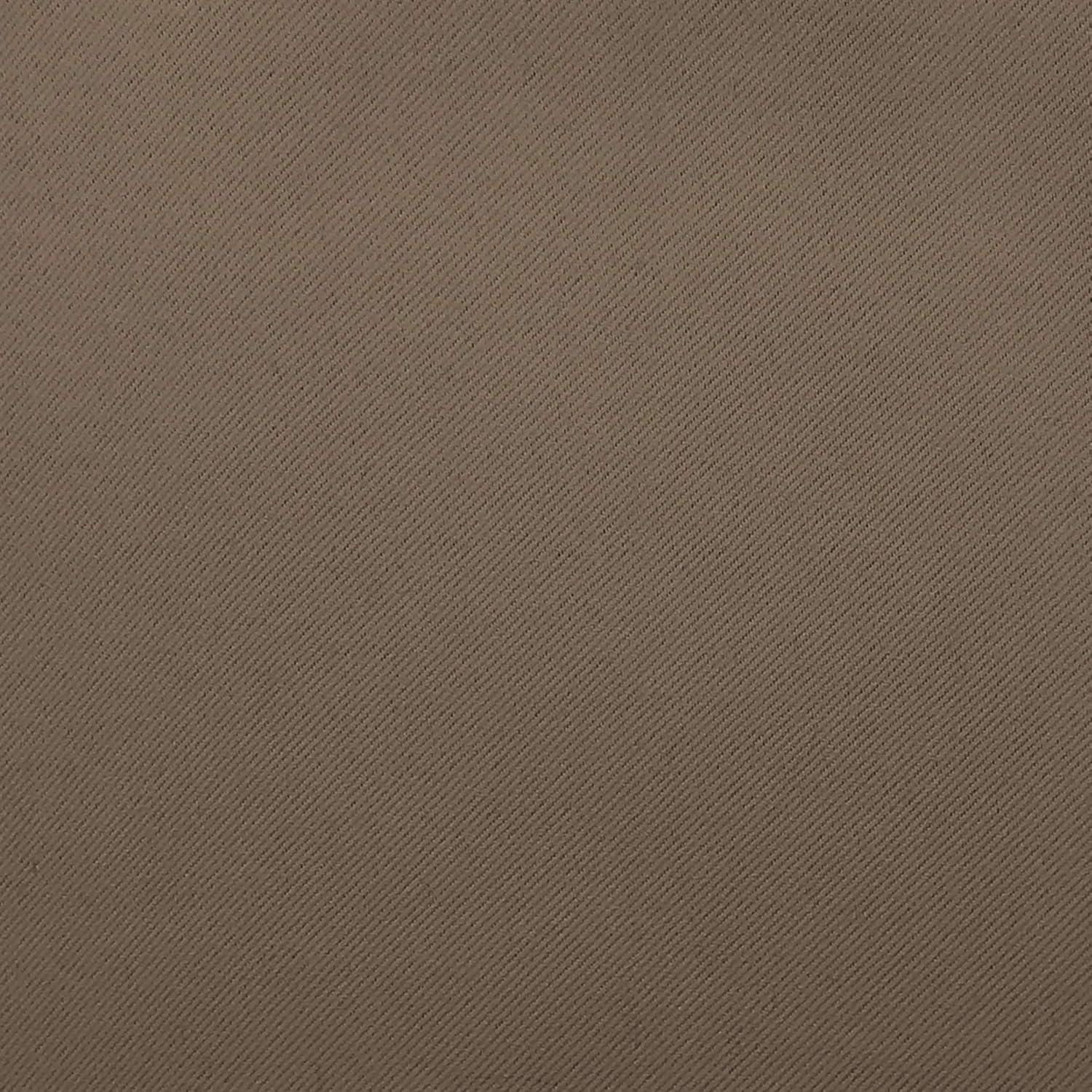 40"x54" Sun Zero Blackout Kenneth Energy Saving Grommet Curtain Panel Barley Brown: Solid Polyester Indoor Curtain
