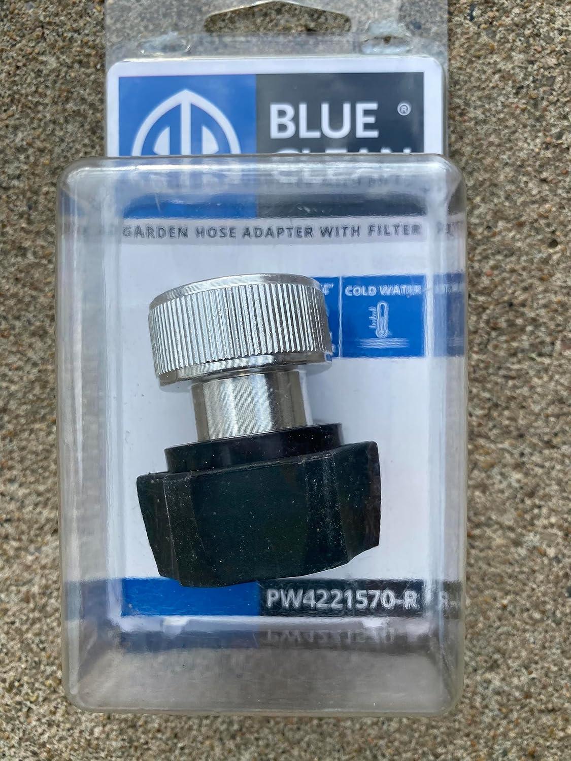 Aluminum Garden Hose Adapter with Built-in Filter