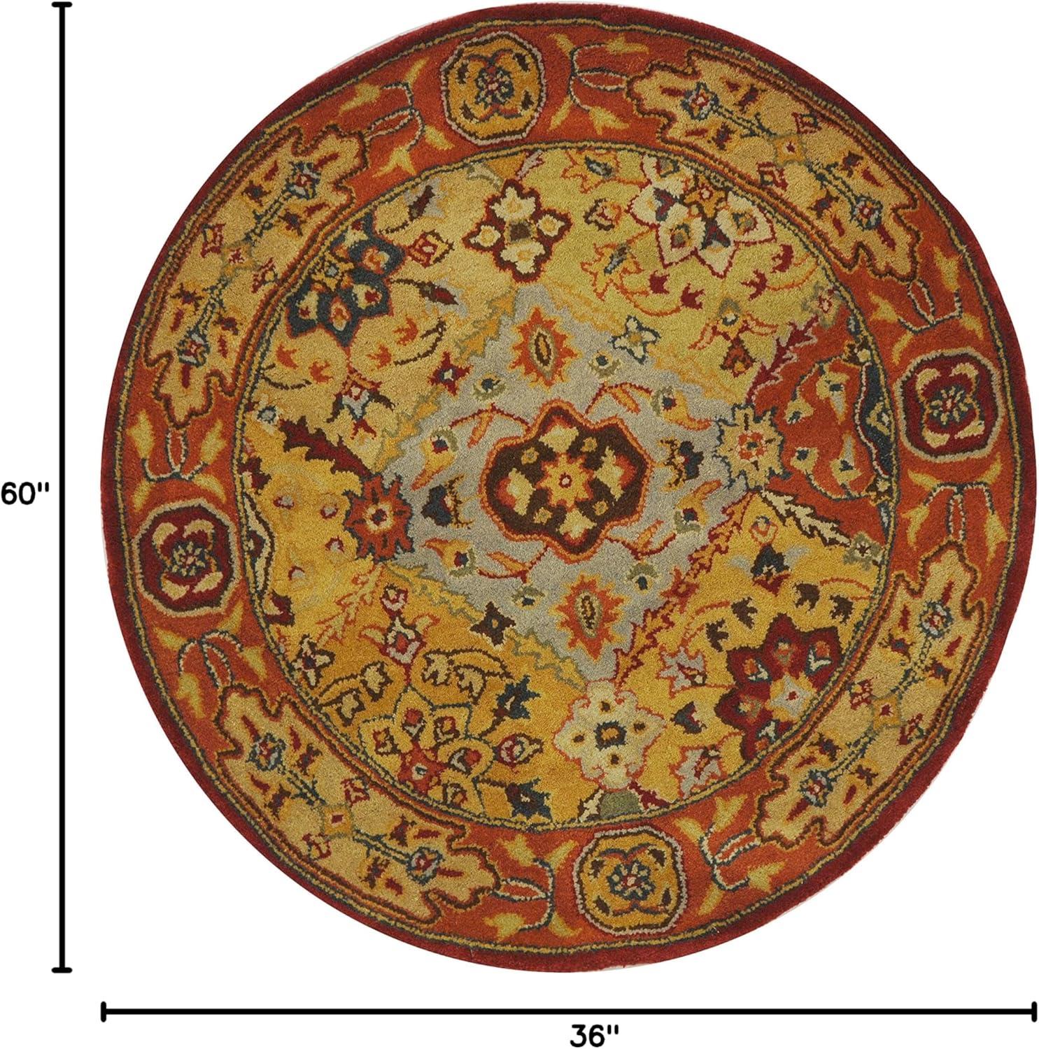 SAFAVIEH Heritage Anita Oriental Wool Area Rug, Multi, 3' x 5'