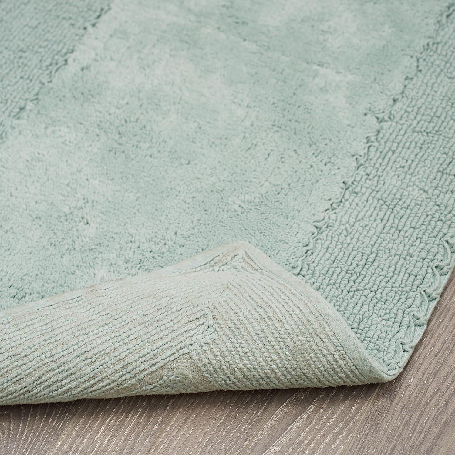 Laura Ashley Laura Ashley Ruffle 100% Cotton Bath Rugs