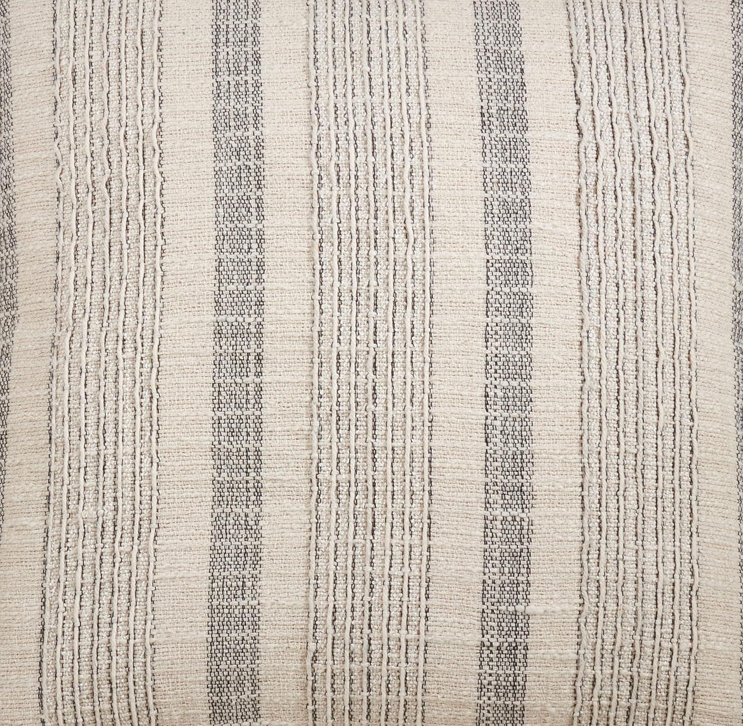 Saro Lifestyle Table Runner With Striped Woven Design