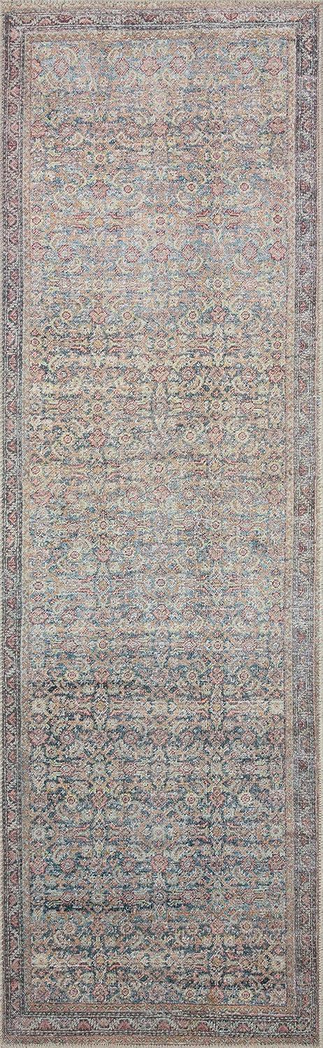 Loloi II Adrian Denim / Multi 3'-6" X 5'-6" Accent Rug