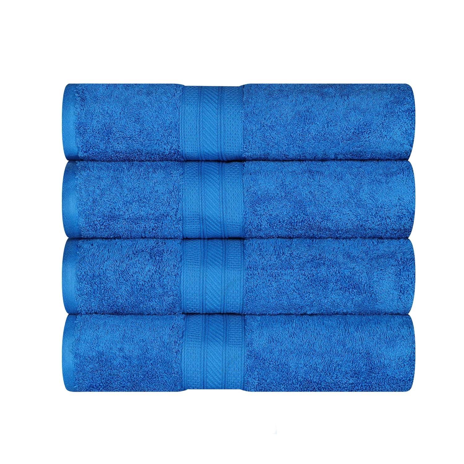 Superior Atlas Cotton Heavyweight 4 Piece Towel Set, Allure