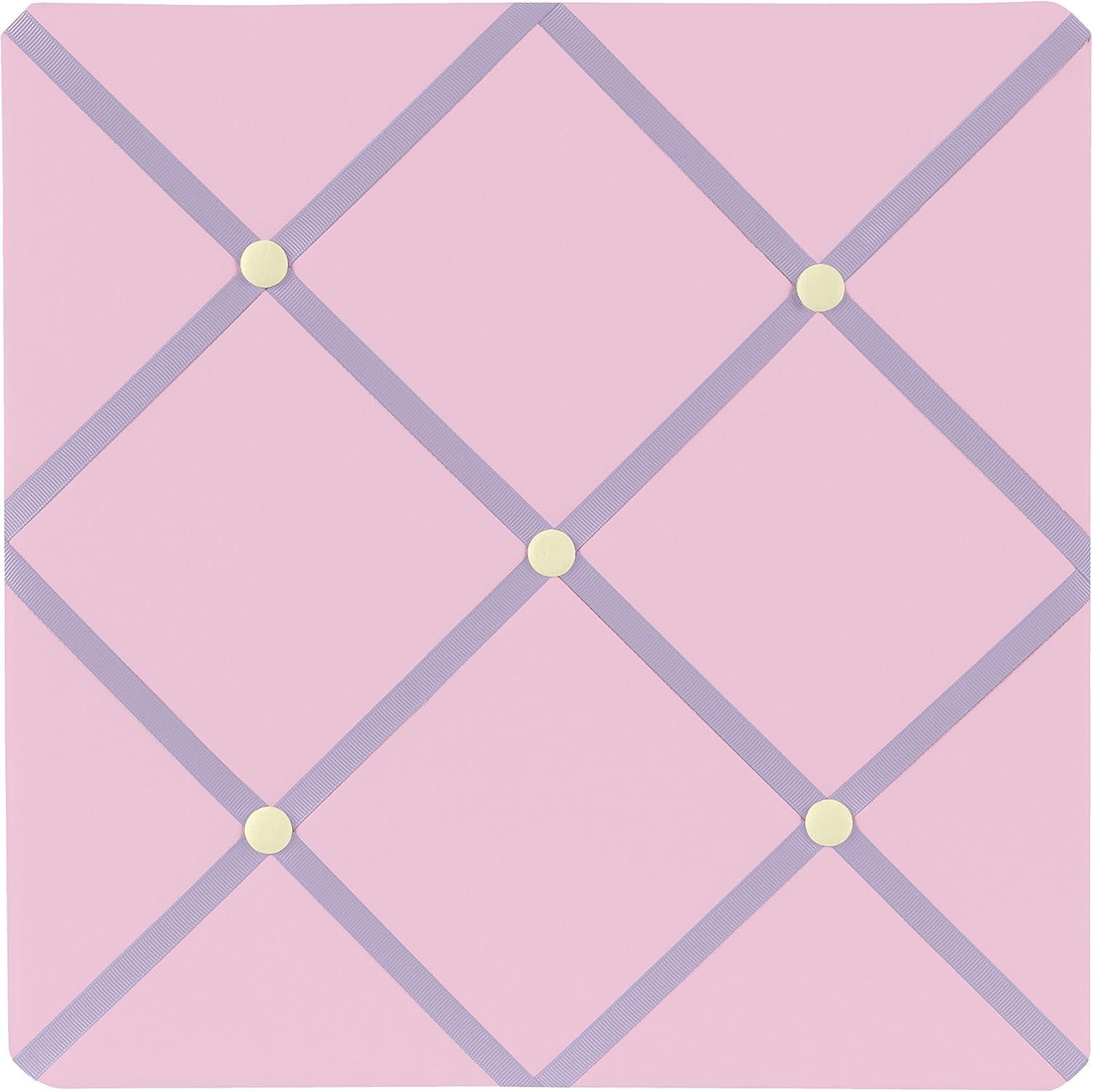 Lavender and Pink Butterfly Fabric Memo Board