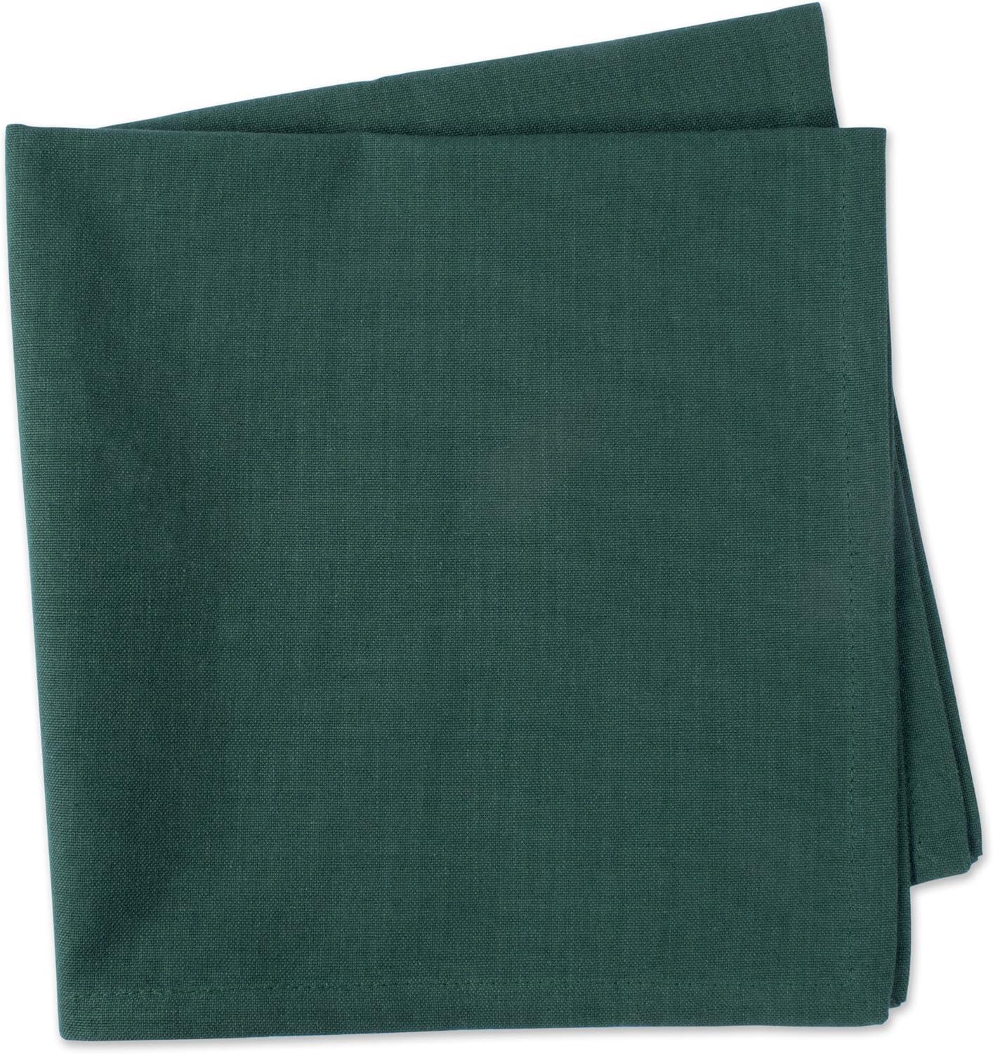 DII Dark Green Kitchen Napkin (Set of 6), 20x20", 100% Cotton