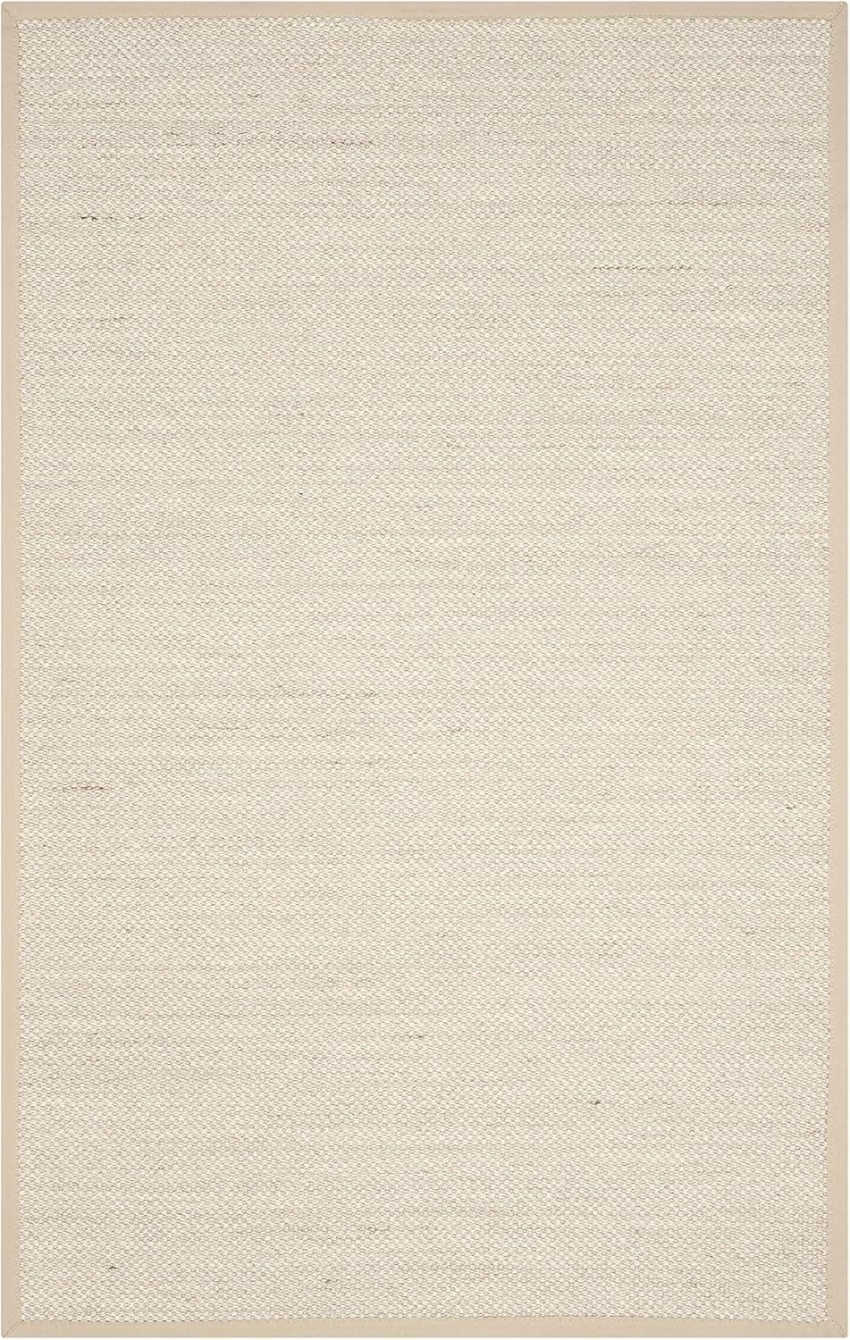Natural Fiber NF143 Power Loomed Indoor Area Rug - Marble/Linen - 5'x8' - Safavieh