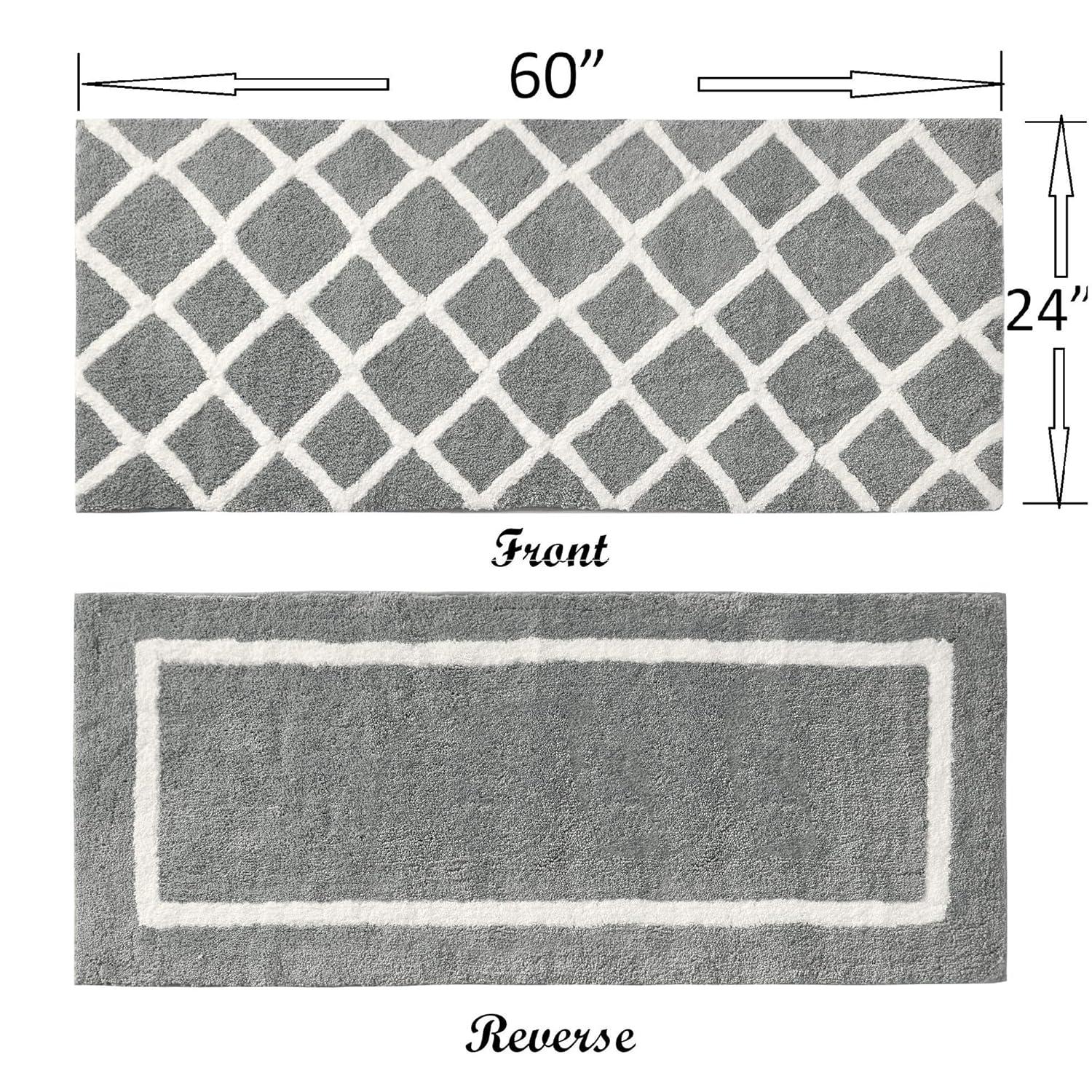 Madison Park Bittman Reversible High Pile Tufted Bath Rug