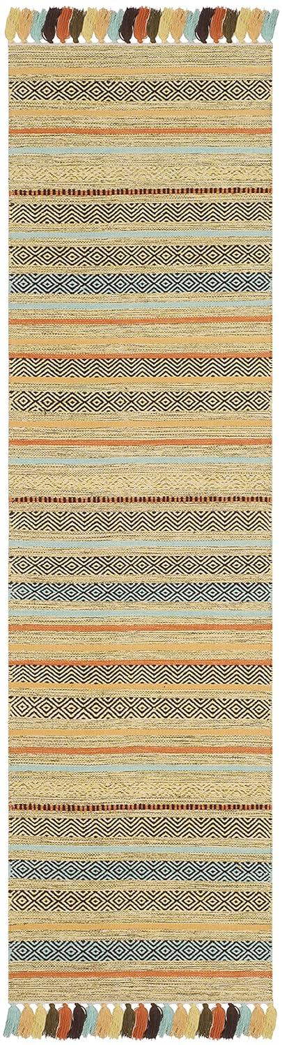 Montauk MTK901 Hand Woven Indoor Runner Rug - Green/Multi - 2'3"x8' - Safavieh.