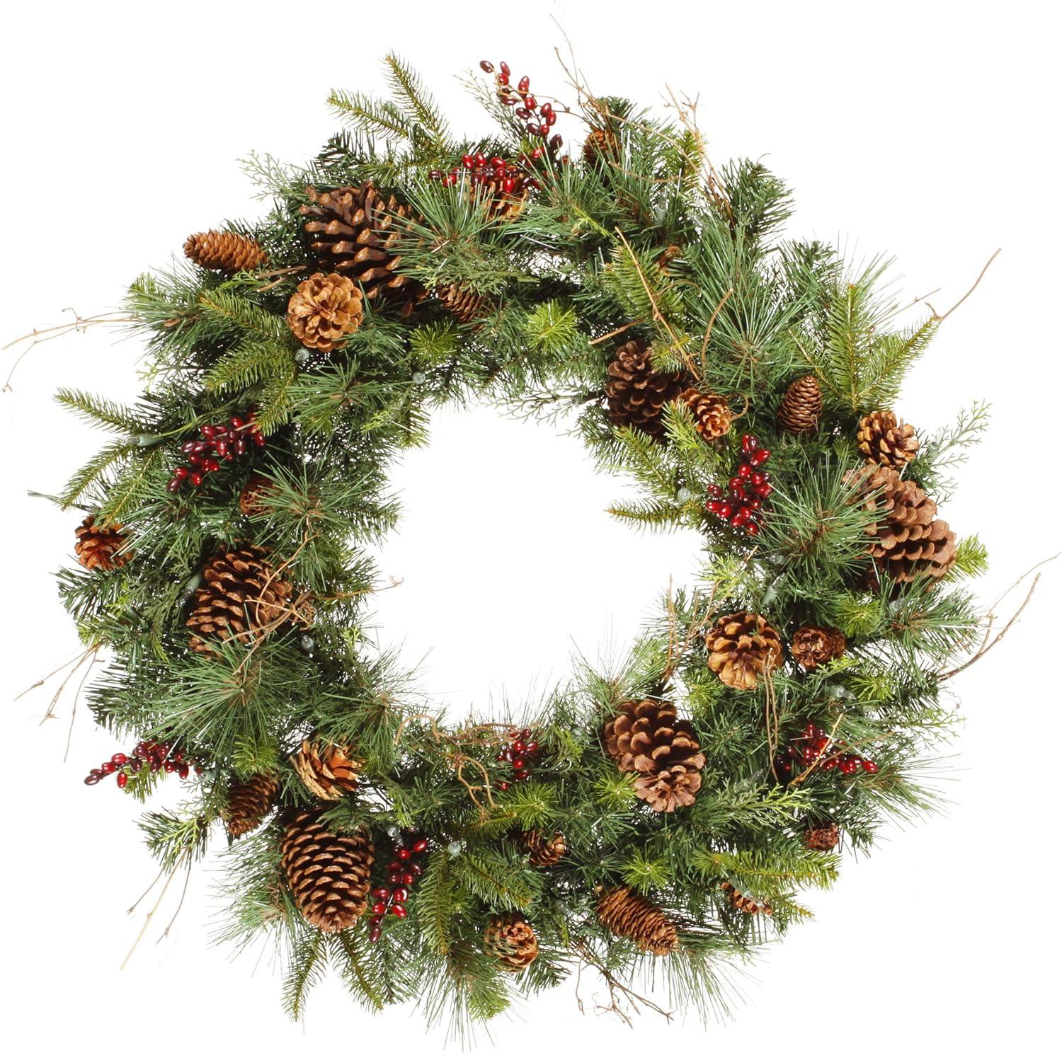 Vickerman Cibola Mix Berry Artificial Christmas Wreath