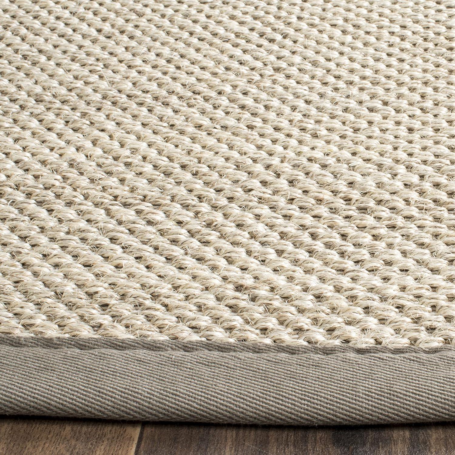 Marble and Khaki 3' x 5' Sisal Area Rug