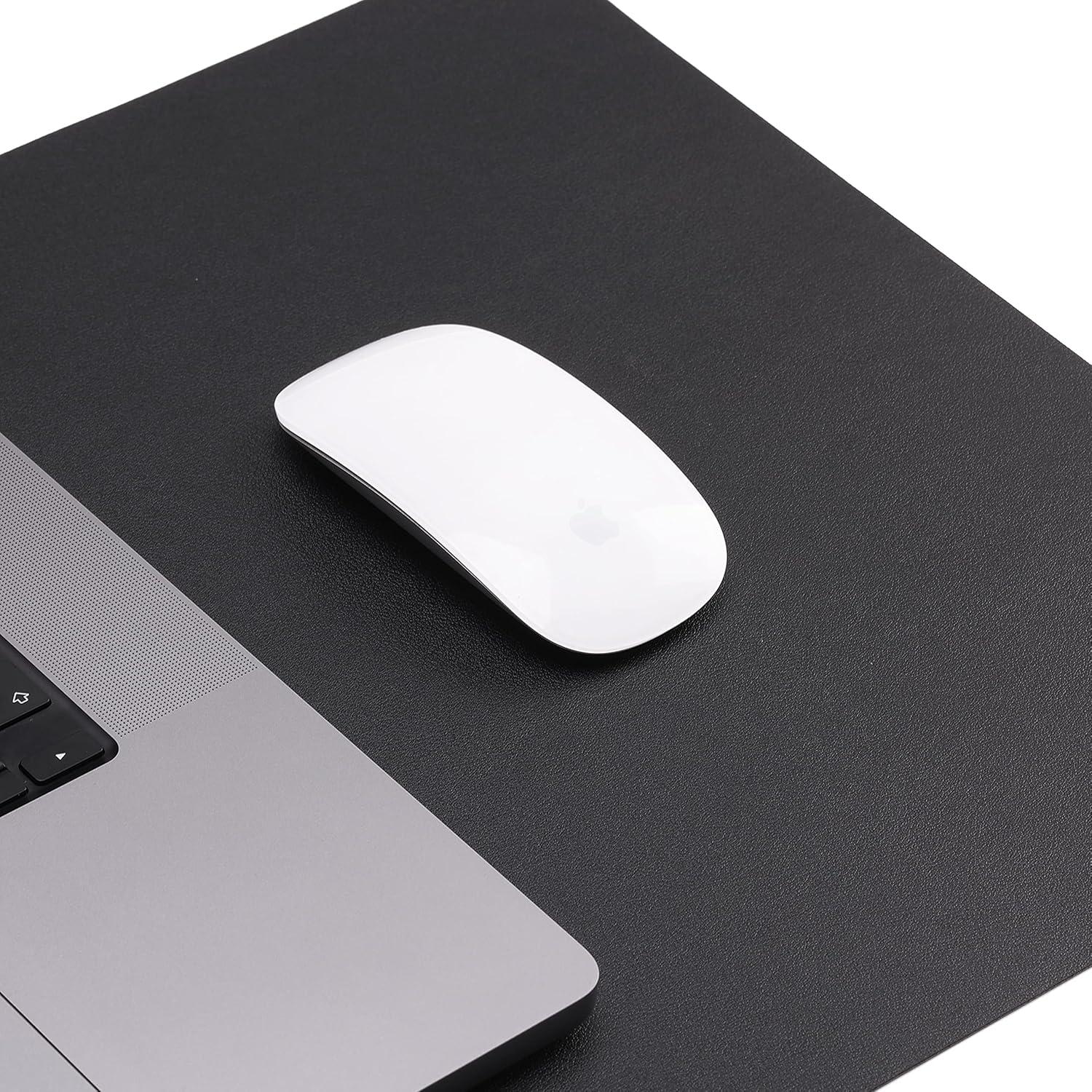 Mr. Pen- Desk Mat, Dual-Sided, 23.6" x 13.7", Leather Desk Pad, Desk Mouse Pad