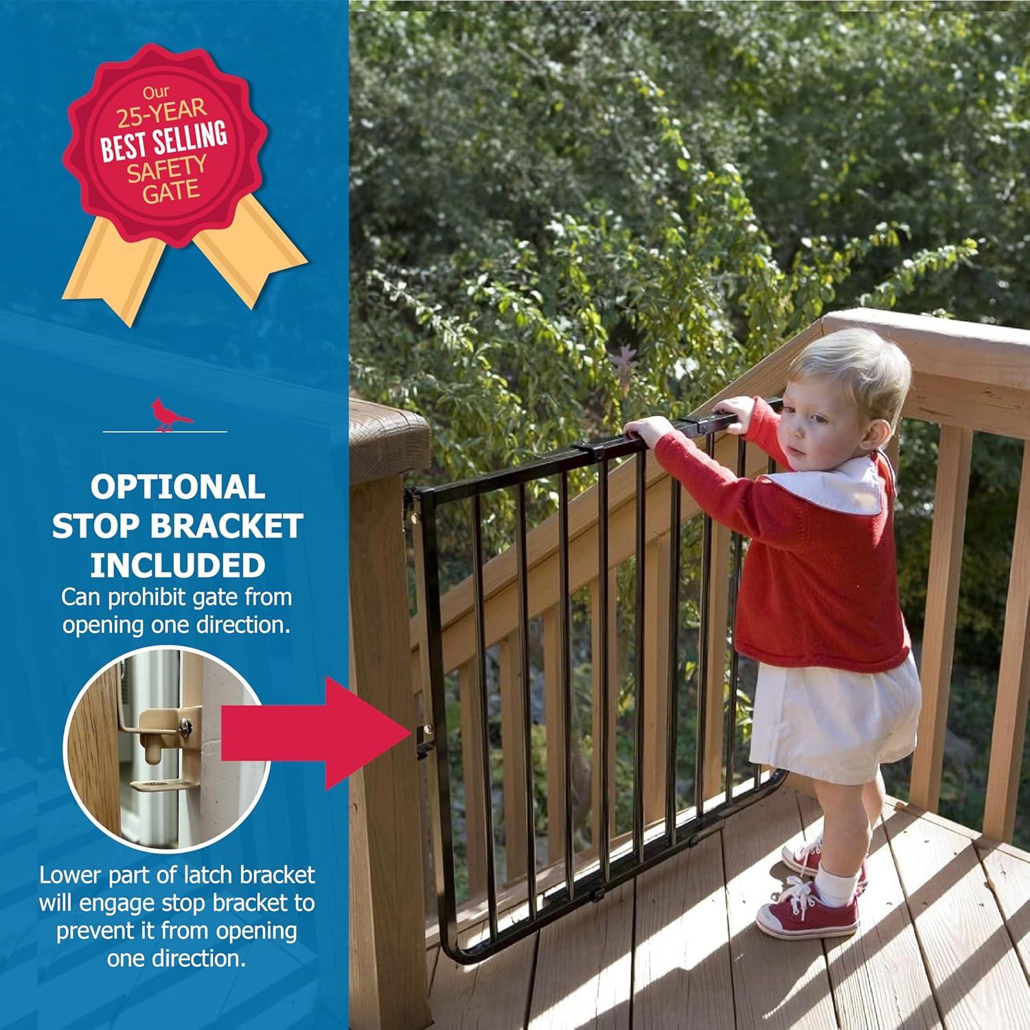 Cardinal Gates SS30OD Outdoor Baby & Pet Gate for Stairs
