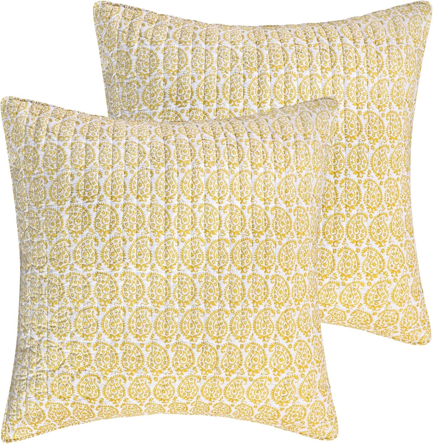 St. Claire Euro Shams - Set of 2 - Multicolor - Levtex Home