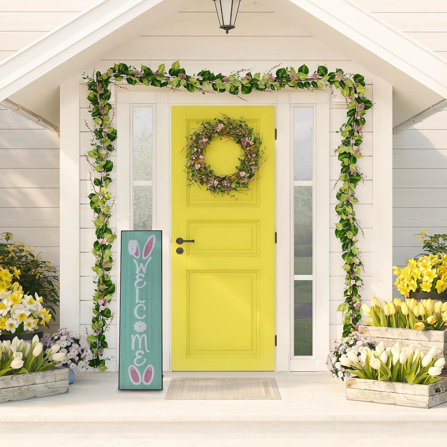Fraser Hill Farm Easter Welcome Sign Lighted Display