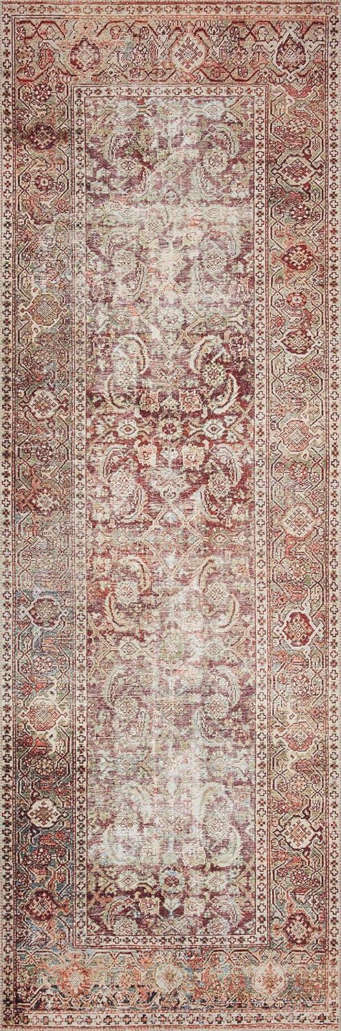 Cinnamon and Sage Rectangular Synthetic 9' x 12' Area Rug