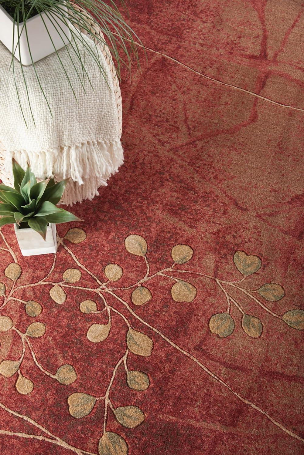 Nourison Somerset Latte Area Rug ST74 6'7" x 9'7"