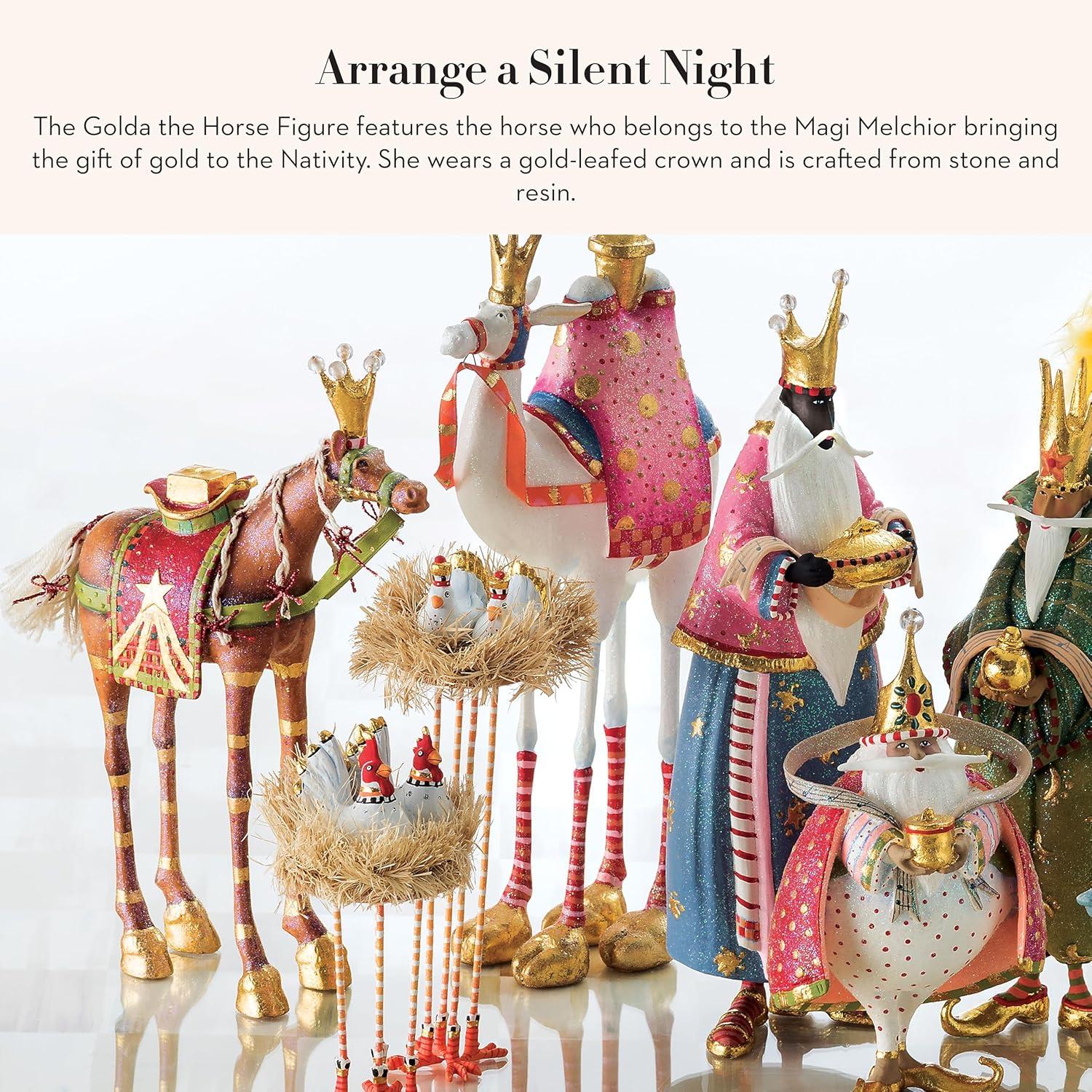 MacKenzie-Childs Patience Brewster Nativity Golda the Horse Figure