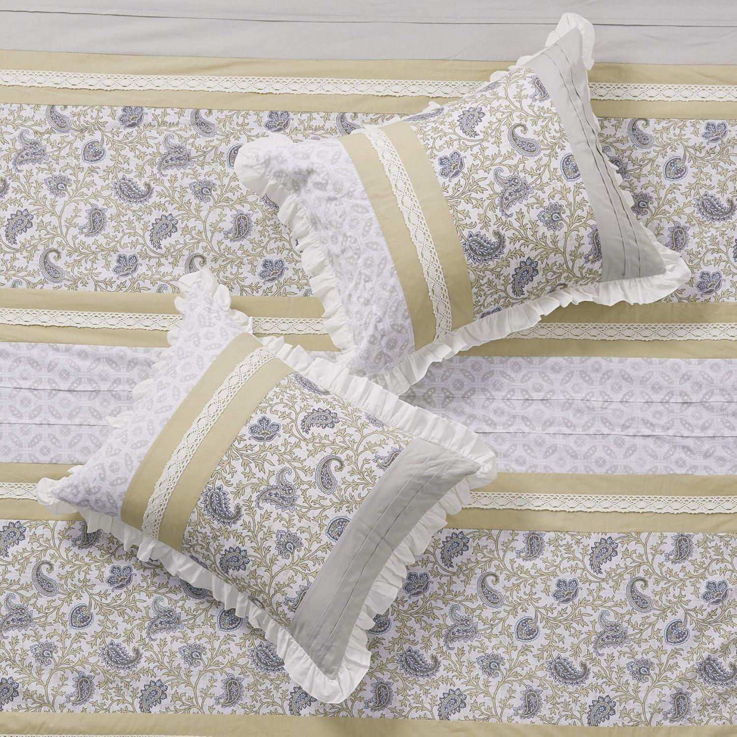 Dawn 9 Piece Cotton Percale Comforter Set