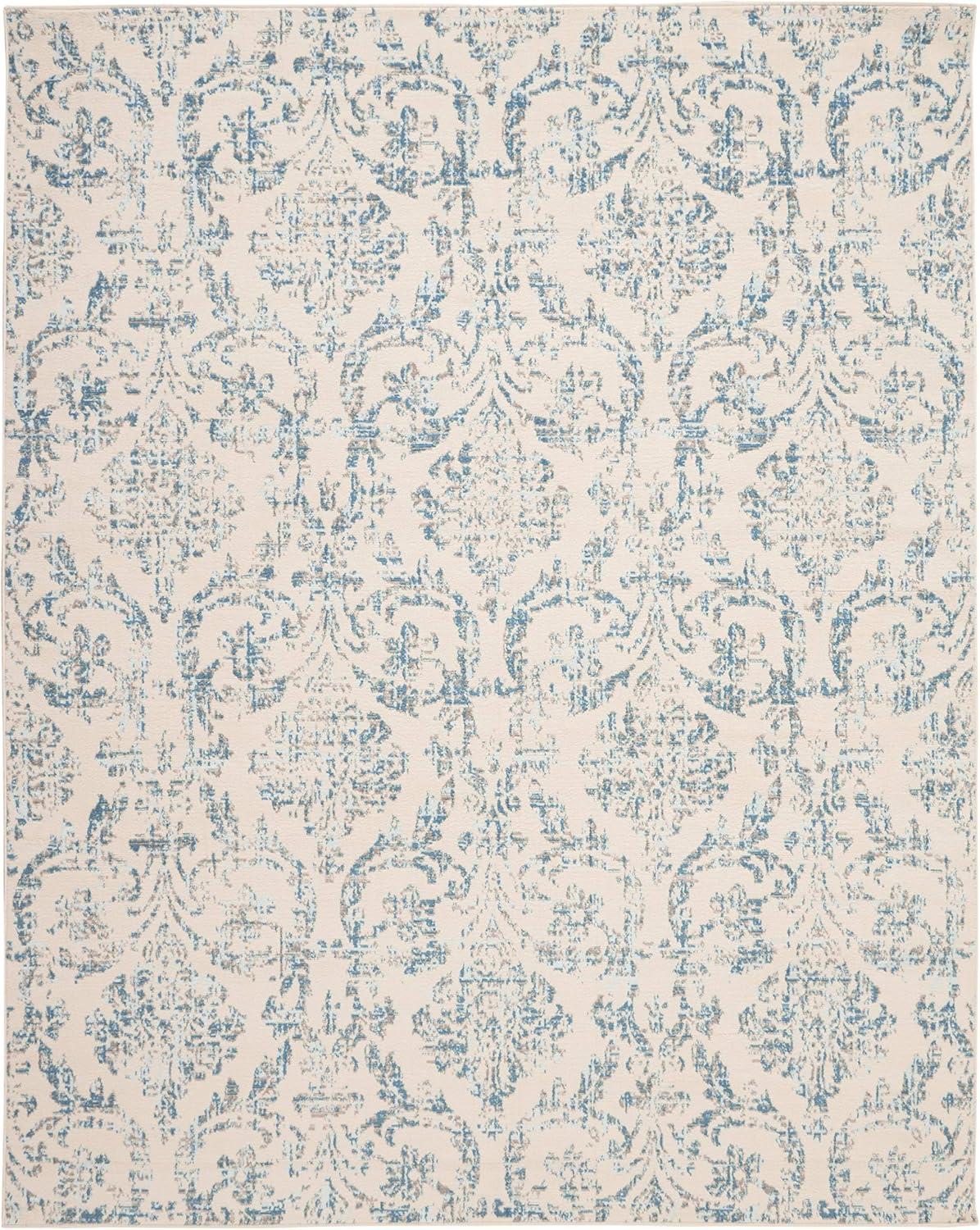 Nourison Jubilant Farmhouse Vintage Damask Area Rug