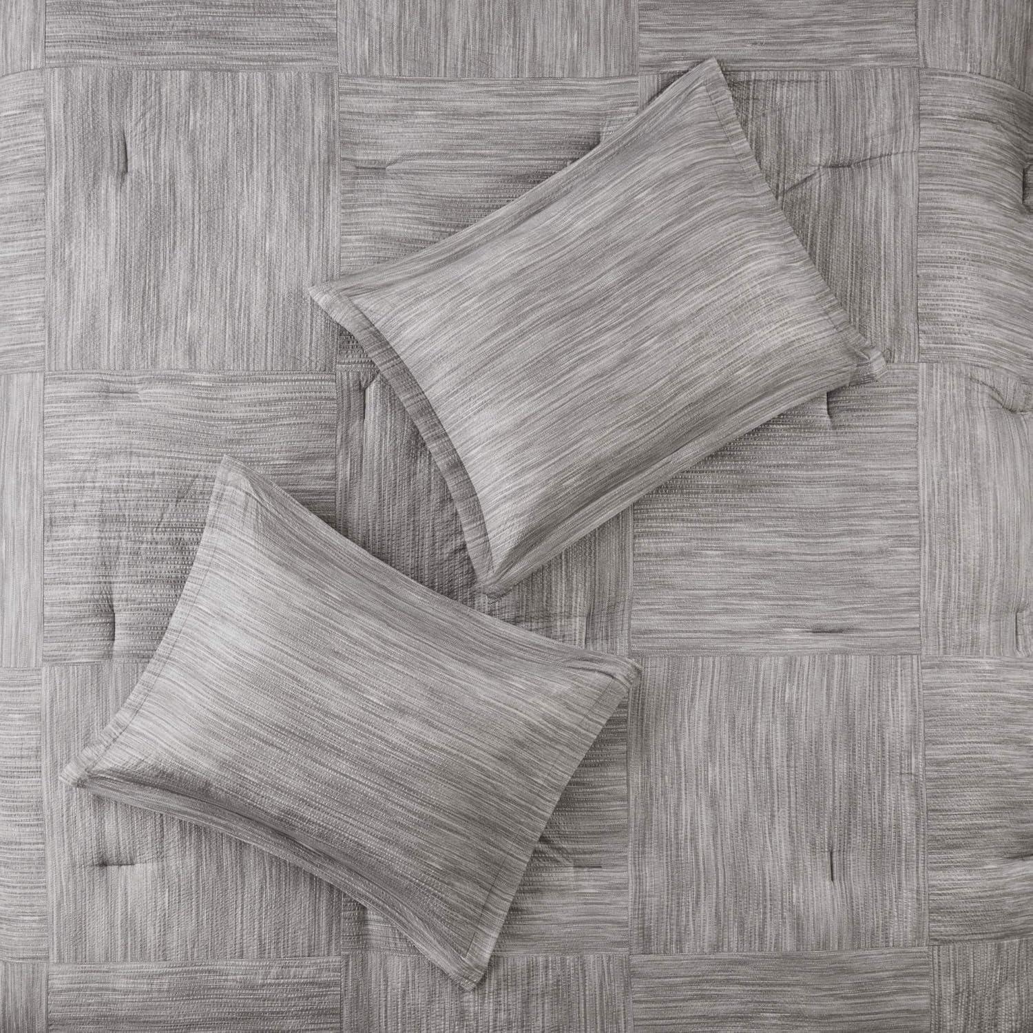 Madison Park Walter 7 Piece Printed Weave Seersucker Comforter Set