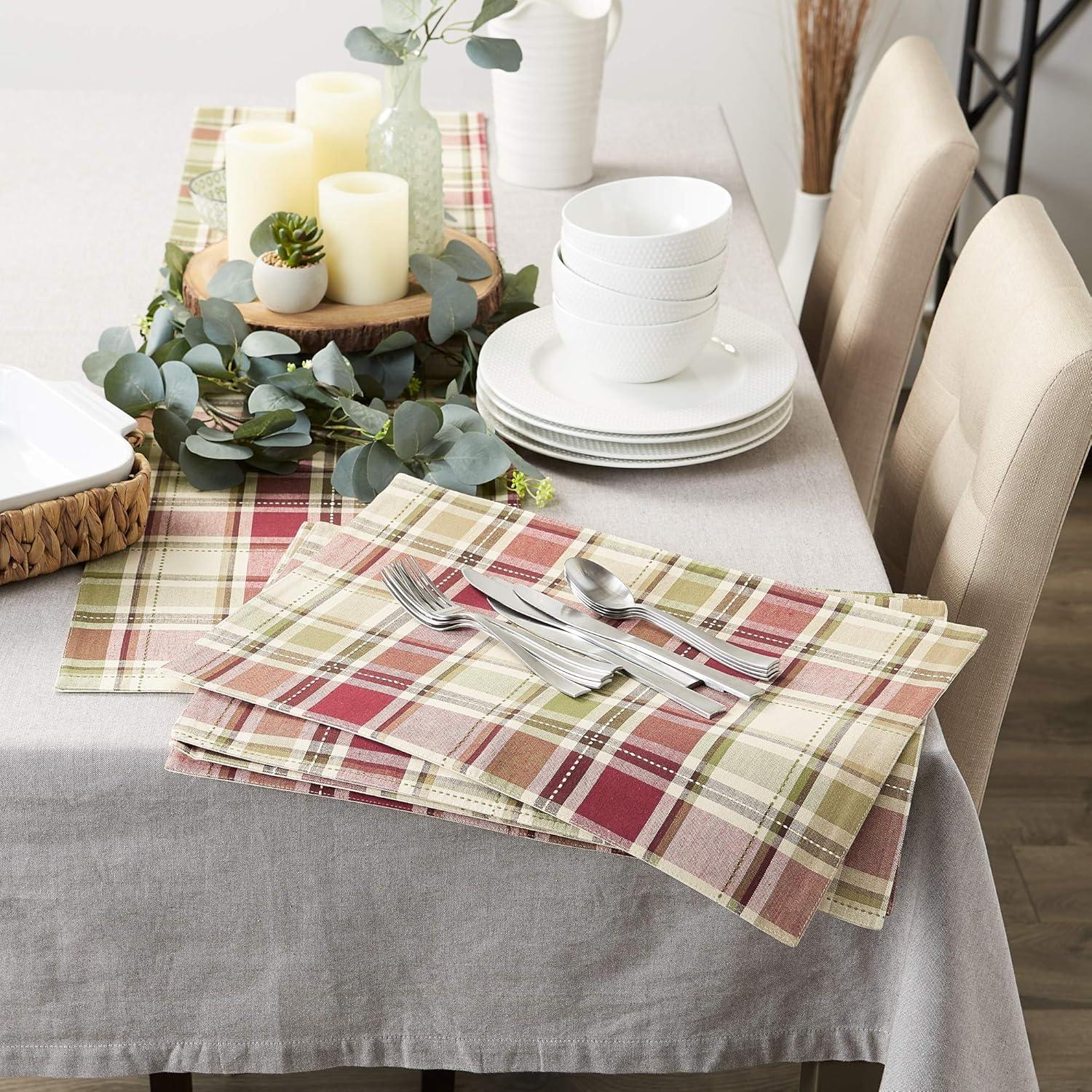 Homespun Plaid Placemat (Set of 4)