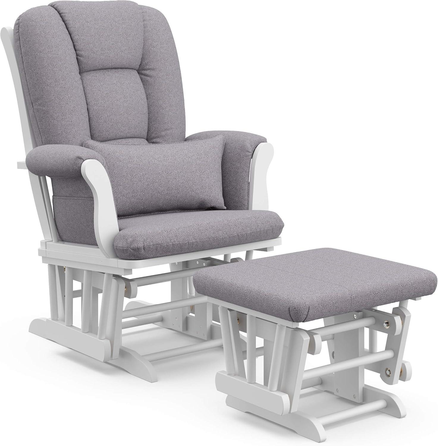 Tuscany Rocking Chair Glider with Ottoman