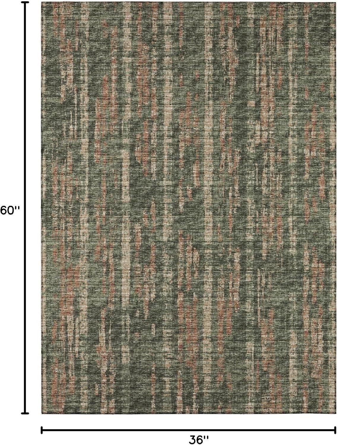 Chenille Abstract Rug