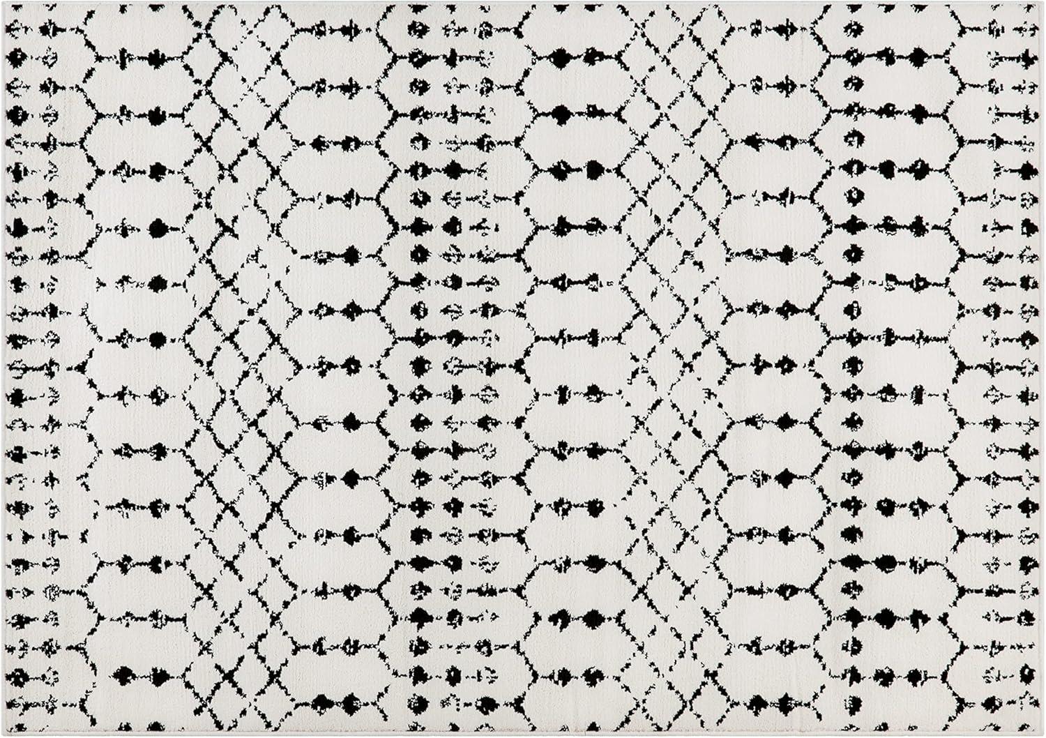 Hashtag Home Eberle Geometric Style Modern Bohemian Design Area Rug