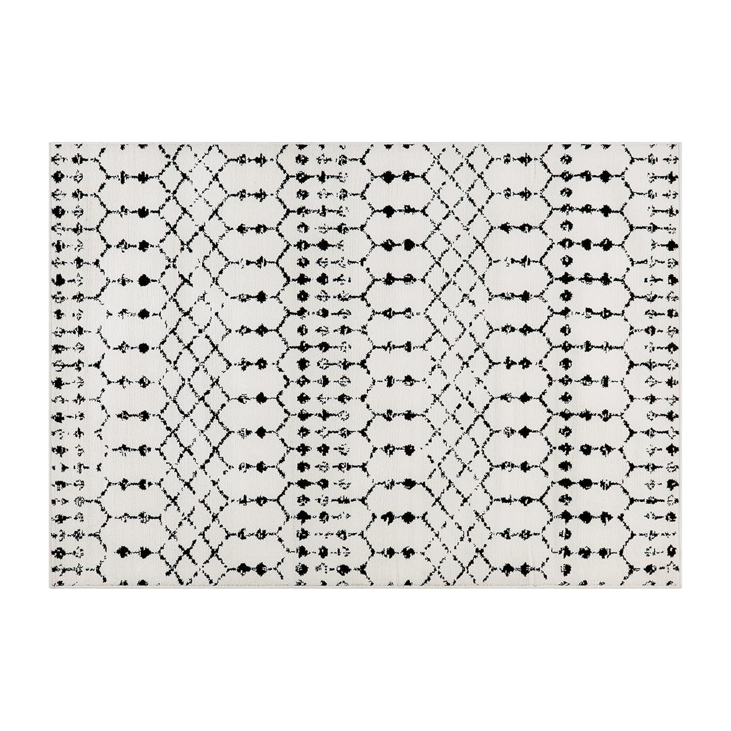 Hashtag Home Eberle Geometric Style Modern Bohemian Design Area Rug