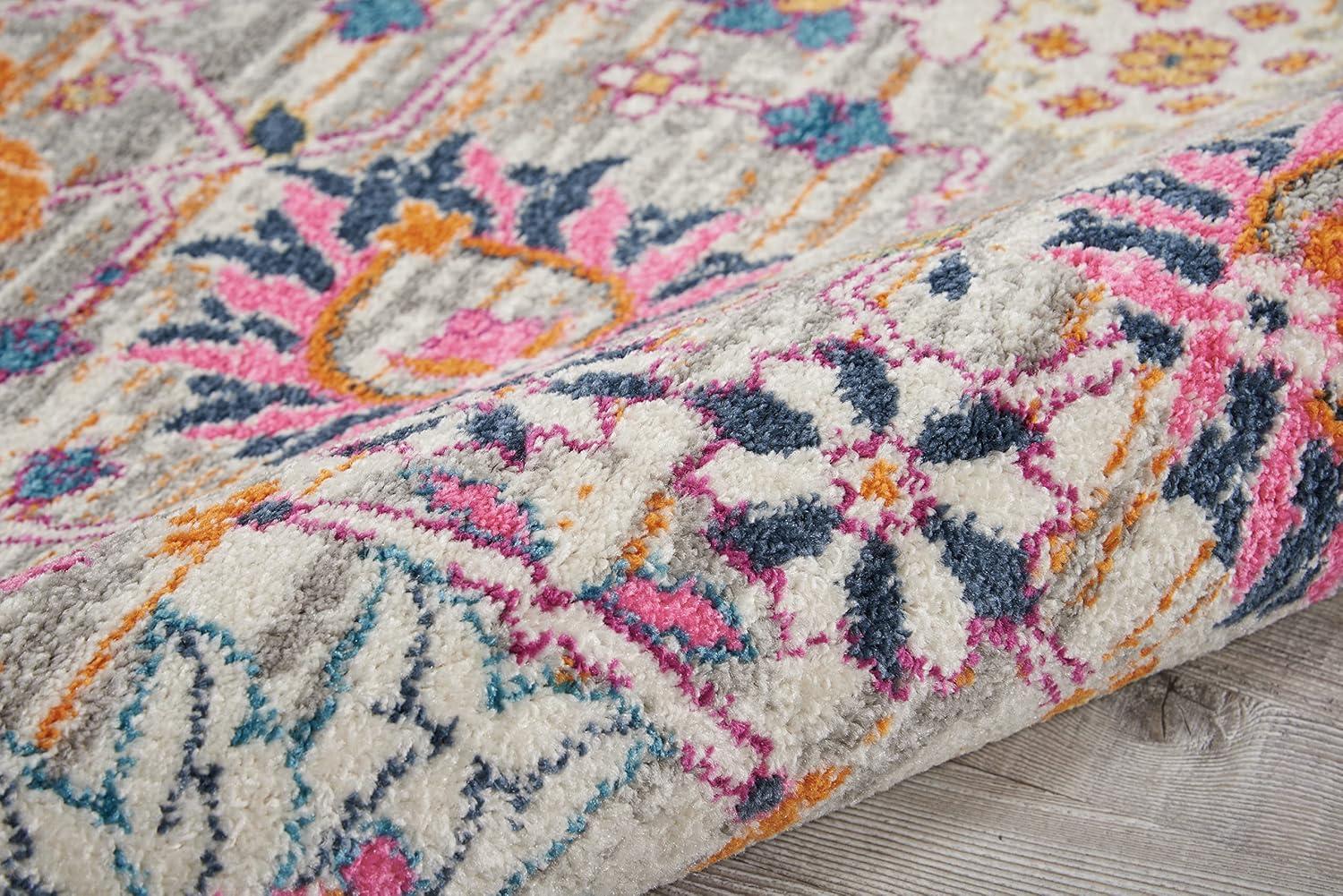 Nourison Passion Bohemian Indoor Rug Fuchsia 8' x 10'