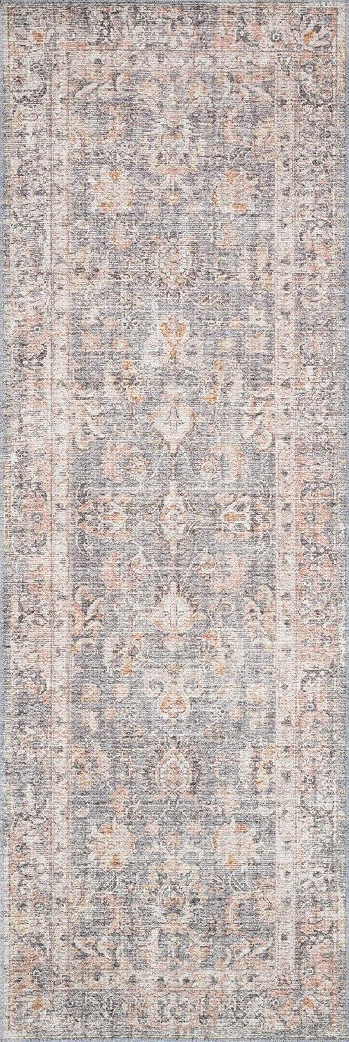 Roze Rug - Grey and Apricot / 3'6" x 5'6"