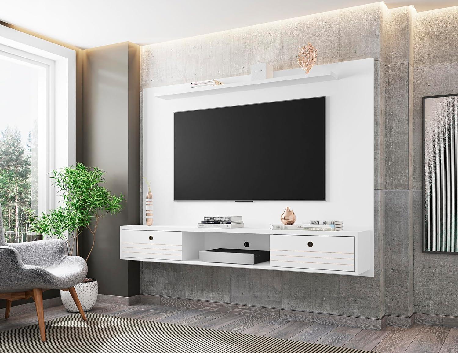 65" Liberty Floating Entertainment Center - Manhattan Comfort